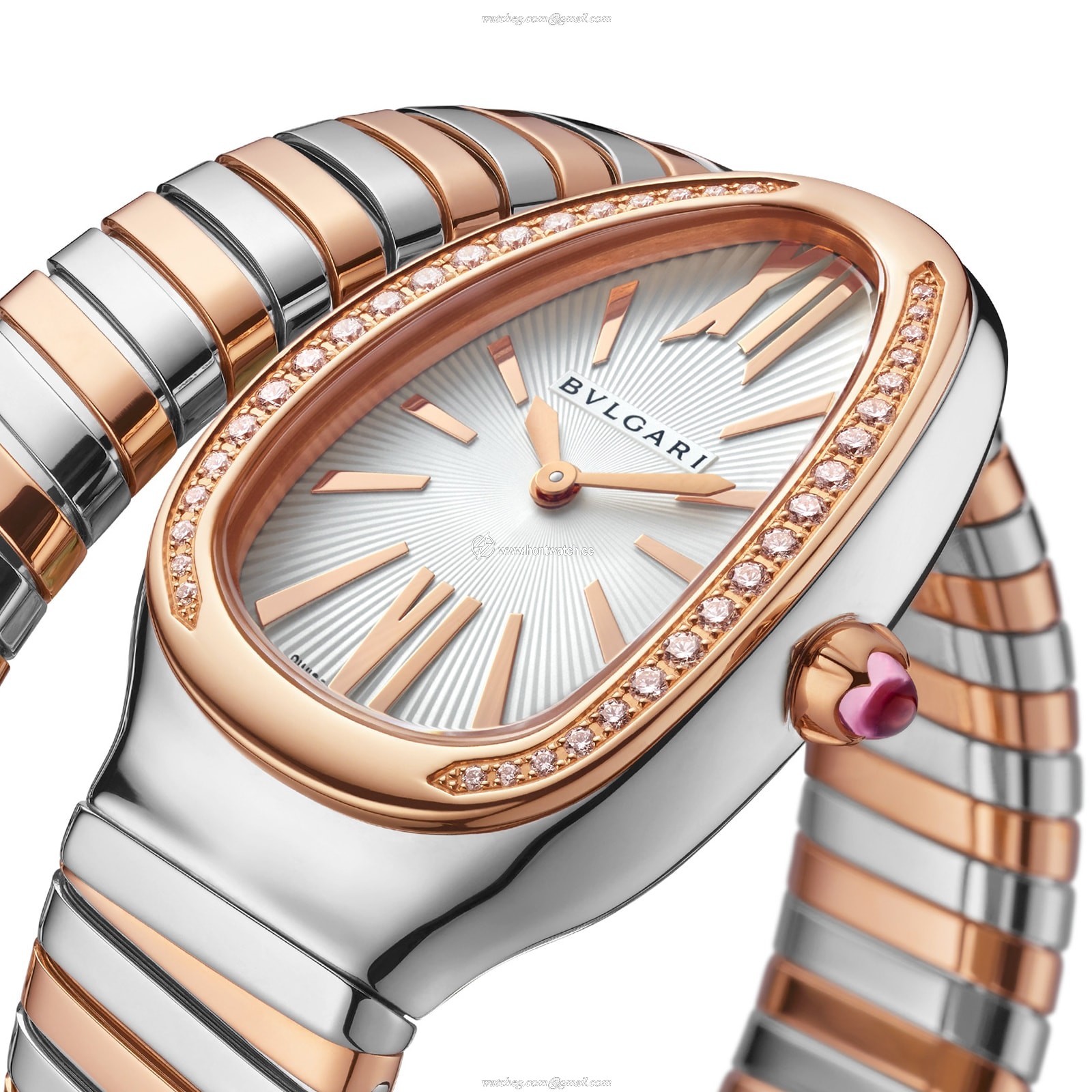 Bvlgari Serpenti 102237 Grey Dial Replica Watch | 35mm Stainless Steel Quartz - Image 2
