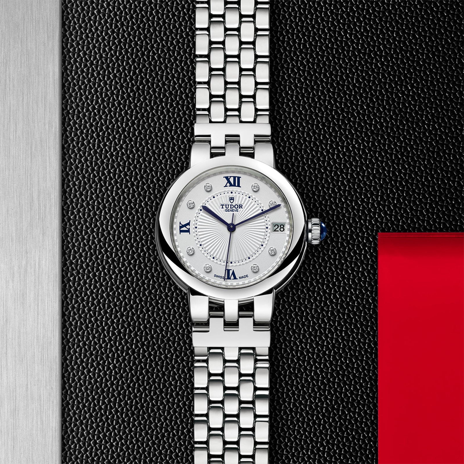 Tudor Clair de Rose M35800-0004 | 34mm Automatic Watch | White Dial & Roman Numerals - Image 4