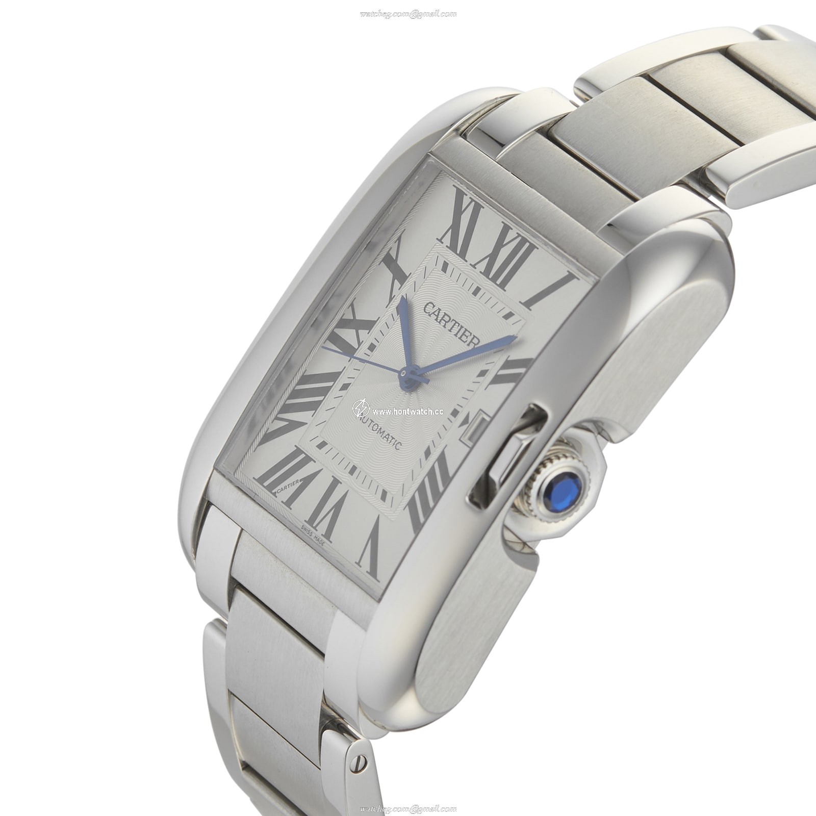 Cartier Tank W5310008 Automatic Silver Dial - 36mm Stainless Steel Watch - Image 2