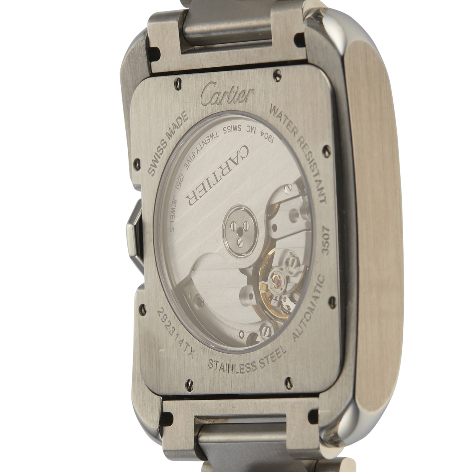 Cartier Tank W5310008 Automatic Silver Dial - 36mm Stainless Steel Watch - Image 4