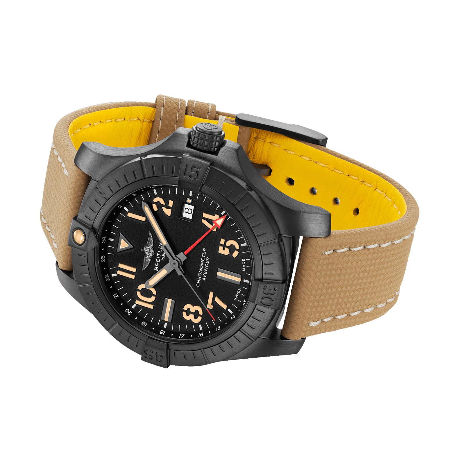 Breitling Avenger GMT 45 Night Mission - Automatic Black Dial - 45mm Titanium DLC - Image 3