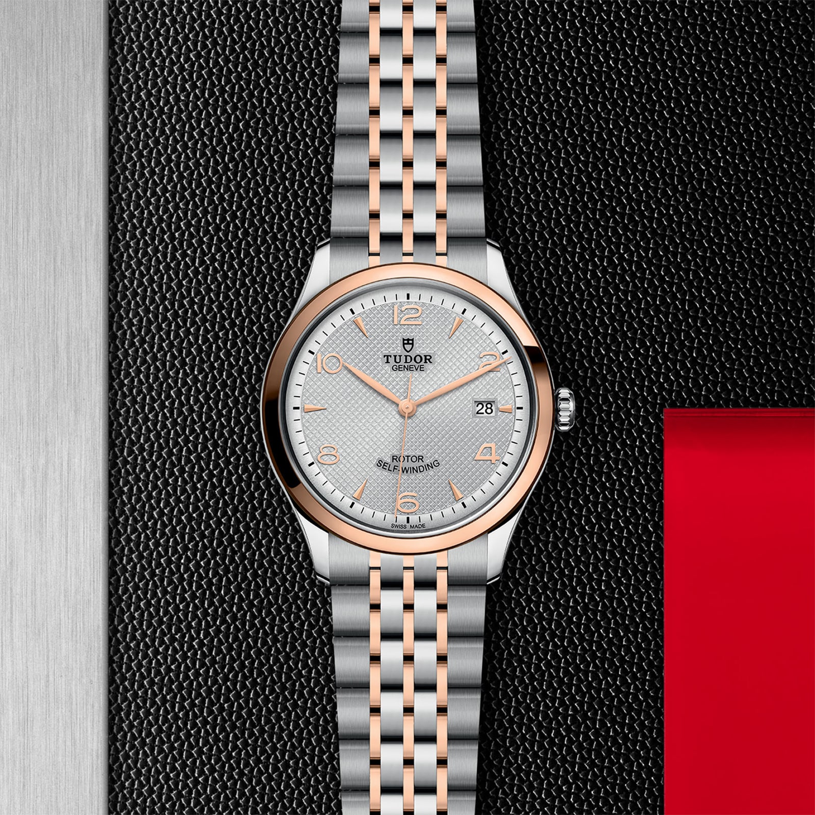 Tudor 1926 M91551-0001 | 39mm Steel & Gold | Silver Dial Replica Watch - Image 4