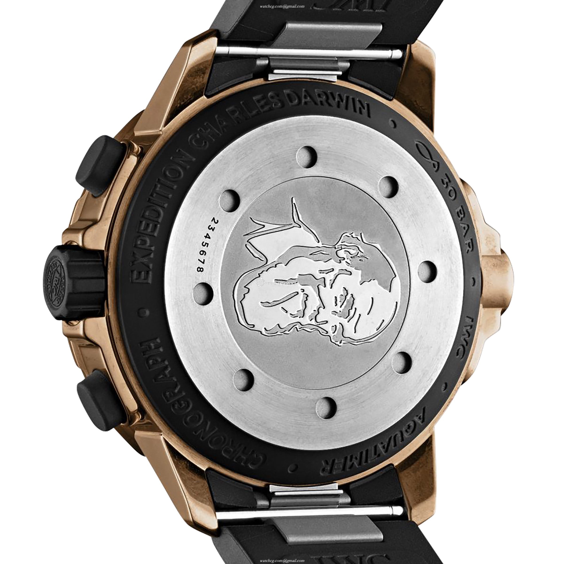 IWC Aquatimer IW379503 Bronze Automatic Watch - 44mm Black Dial Replica - Image 2