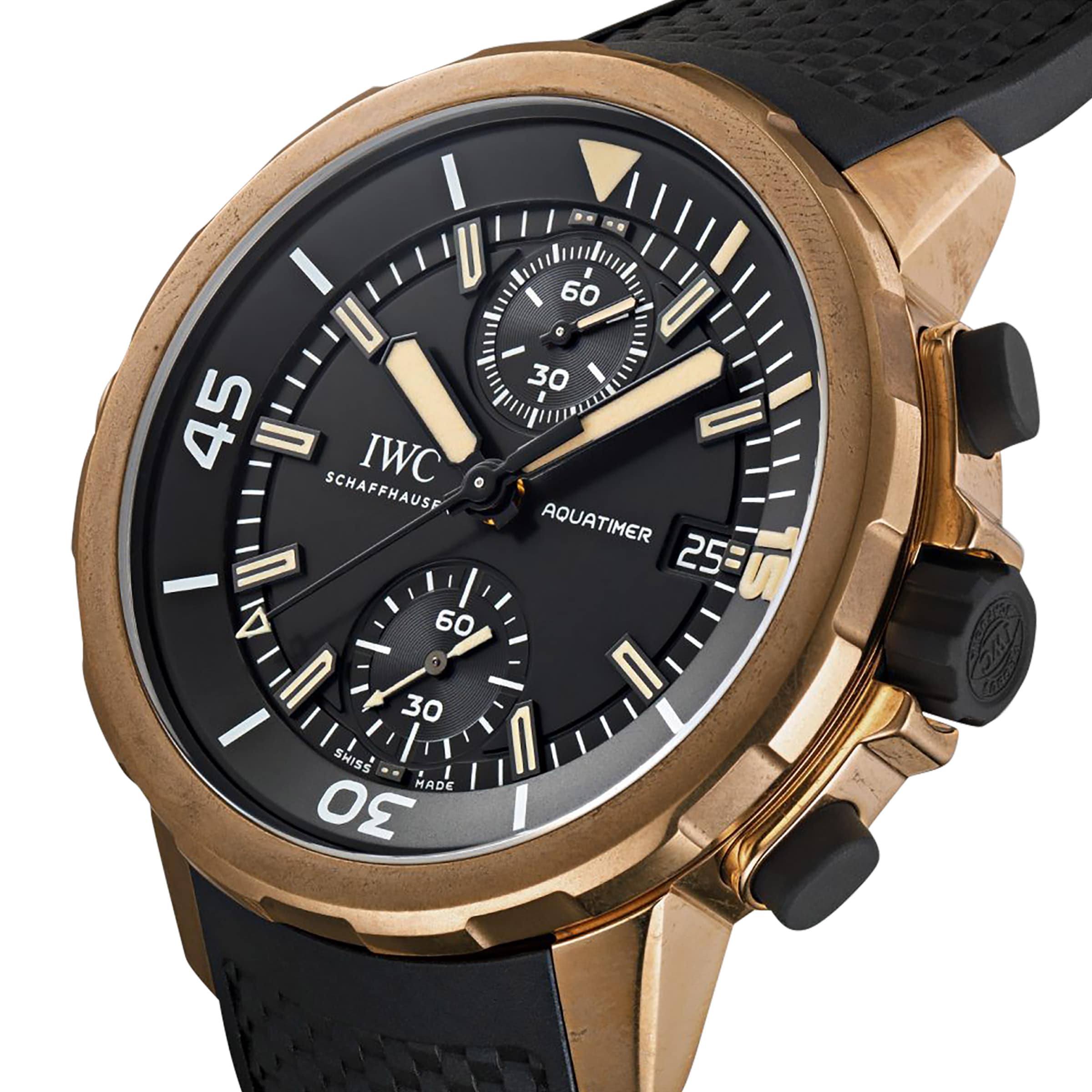 IWC Aquatimer IW379503 Bronze Automatic Watch - 44mm Black Dial Replica - Image 3