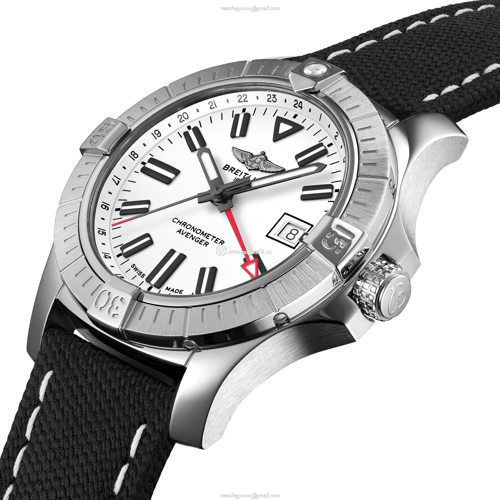 Breitling Avenger A32397101A1X2 | 43mm Stainless Steel Automatic White Dial - Image 2