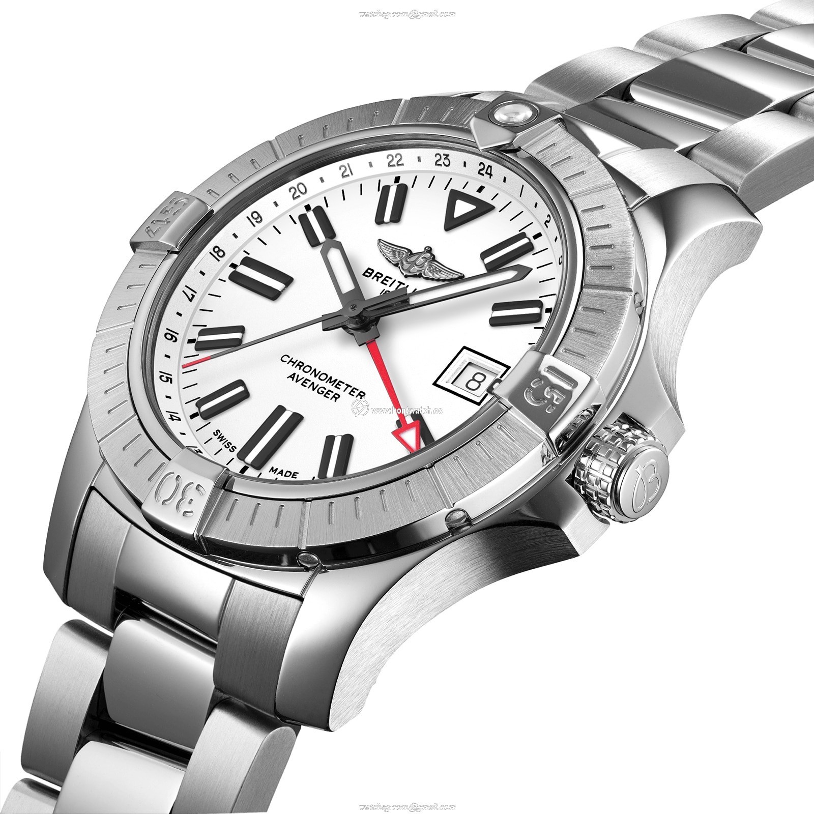 Breitling Avenger A32397101A1A1 | 43mm Stainless Steel Automatic White Dial - Image 2