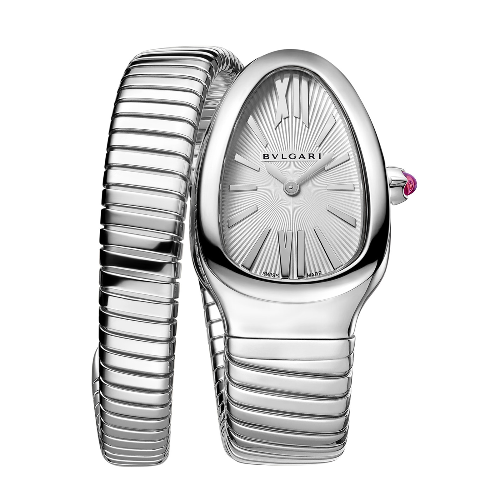 Bvlgari Serpenti 101817 Grey Dial Replica Watch | 35mm Steel & Gold - Image 3