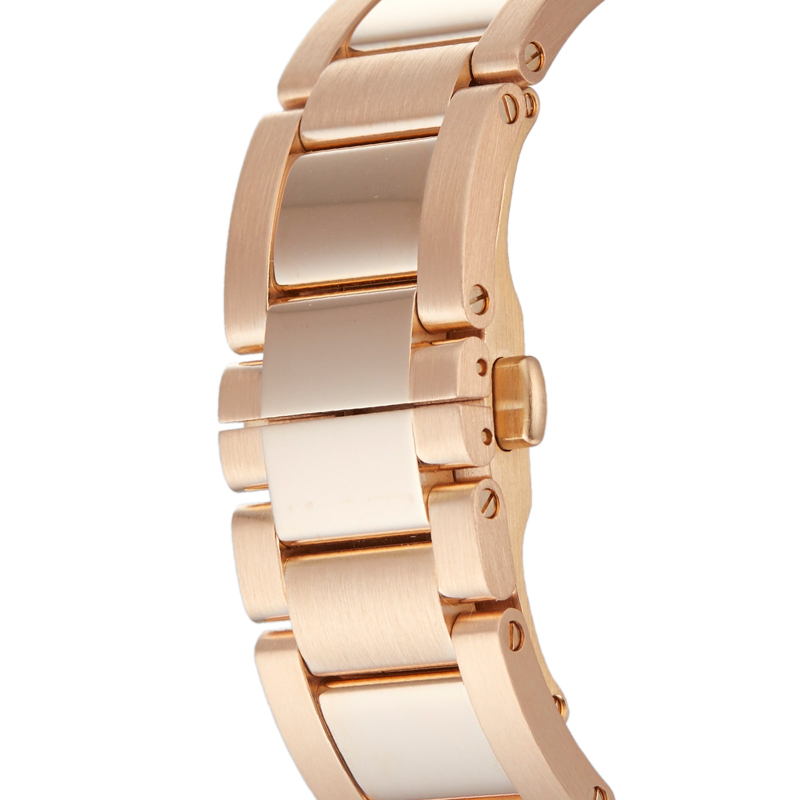 Cartier W7100047/3577 Rose Gold Automatic Silver Watch - 42mm - Image 3
