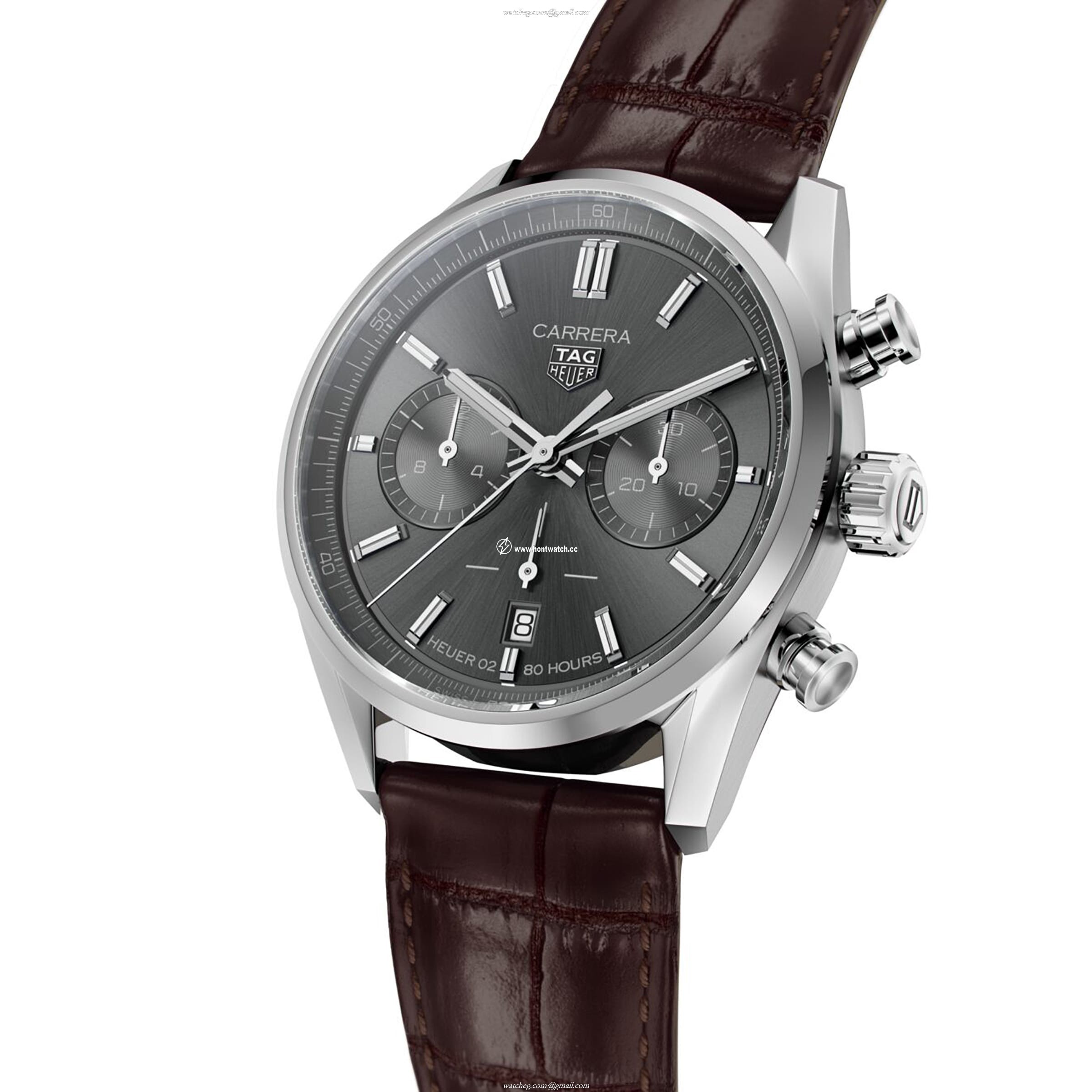 TAG Heuer Carrera CBN2012.FC6483 - 42mm Automatic Grey Dial - Stainless Steel - Image 2