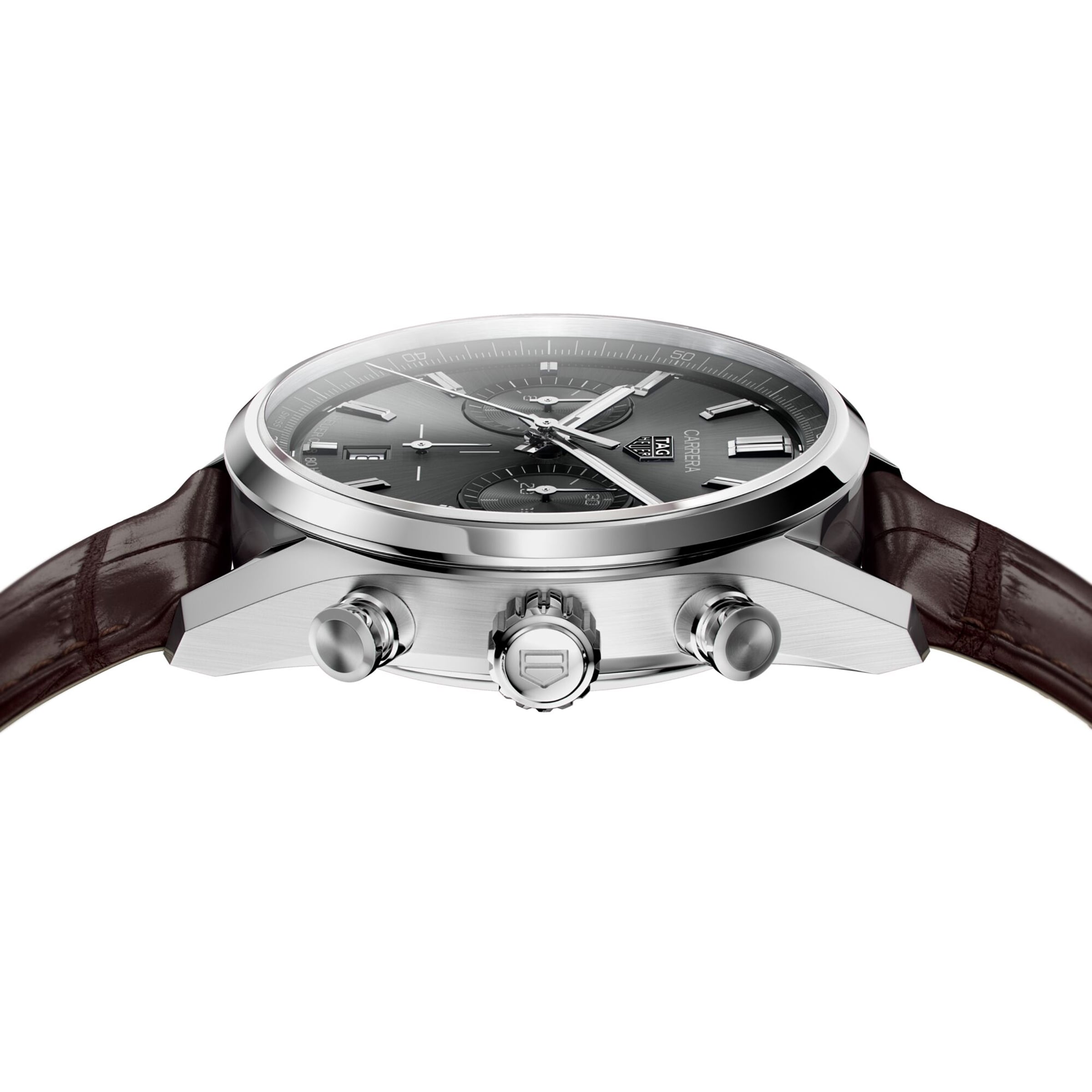 TAG Heuer Carrera CBN2012.FC6483 - 42mm Automatic Grey Dial - Stainless Steel - Image 3