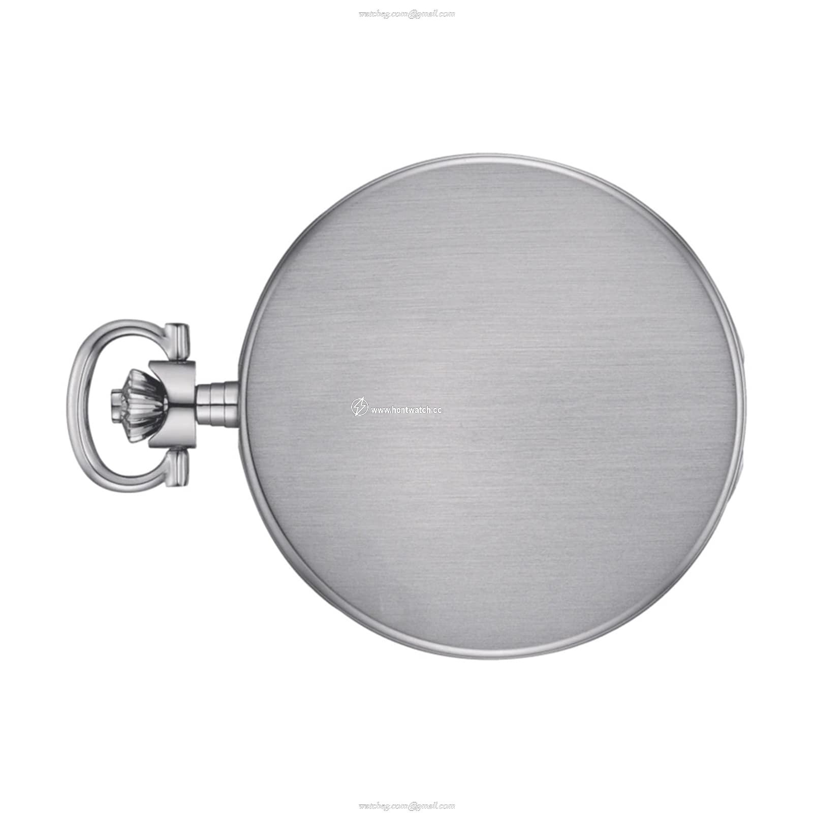 Tissot T-Savonnette Pocket Watch | Stainless Steel Quartz | Blue Dial 48.5mm - Image 2
