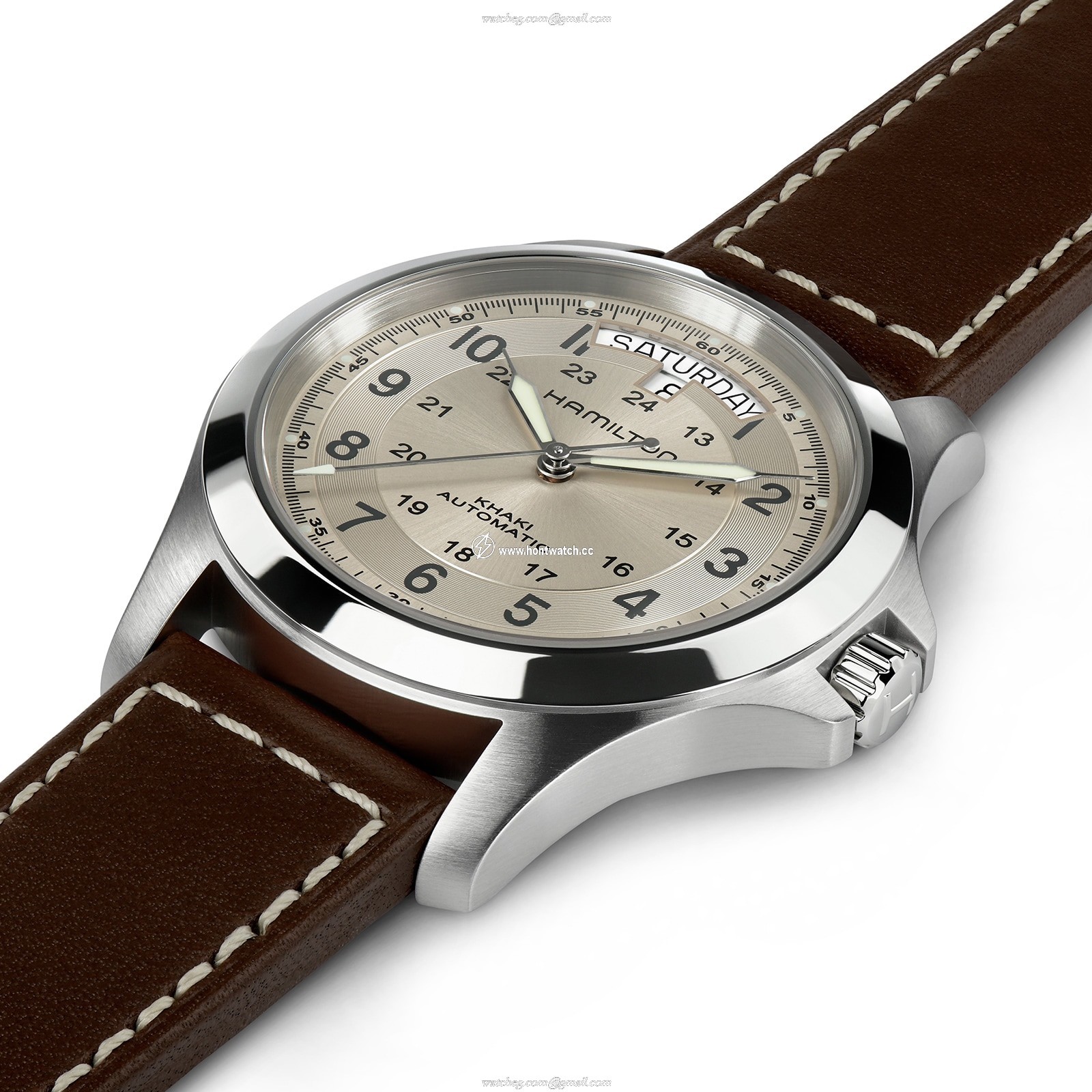 Hamilton Khaki Field H64455523 Automatic - 40mm Stainless Steel Beige Dial - Image 2