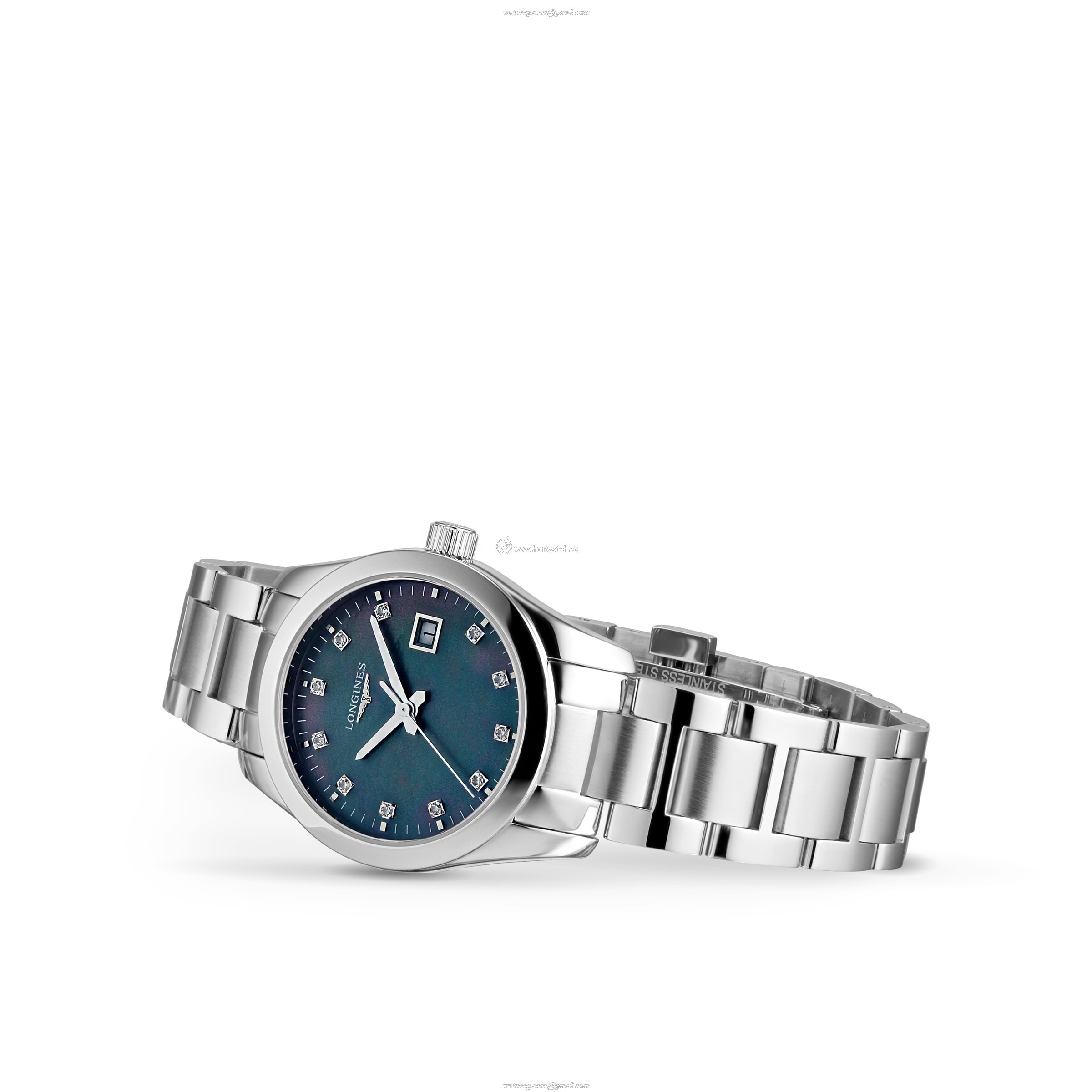 Longines Conquest L22864886 | 29.5mm Stainless Steel | Quartz | Mother of Pearl Dial - Image 2