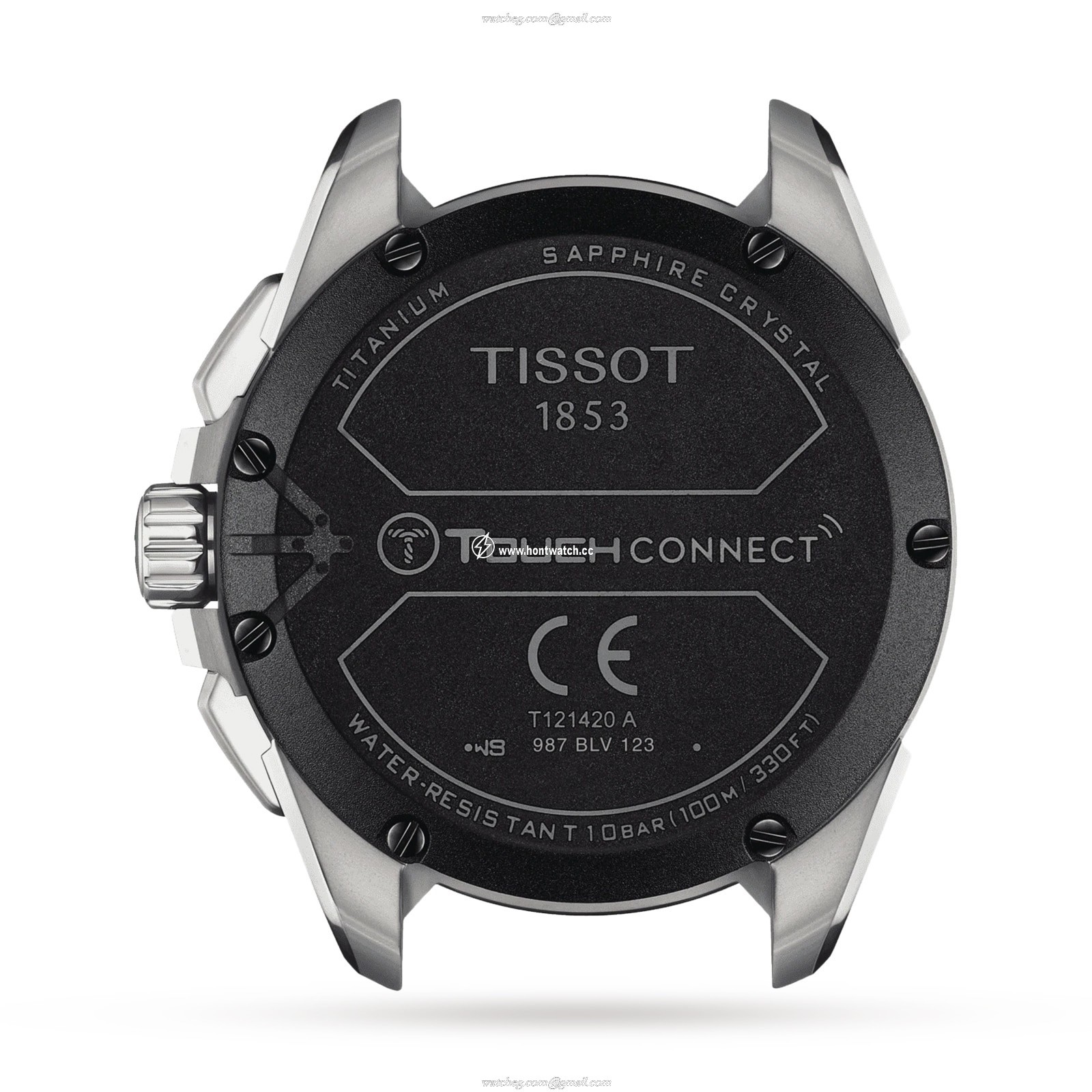 Tissot T-Touch Connect Solar Titanium Watch - 47.5mm Black Dial | Solar Powered - Image 2