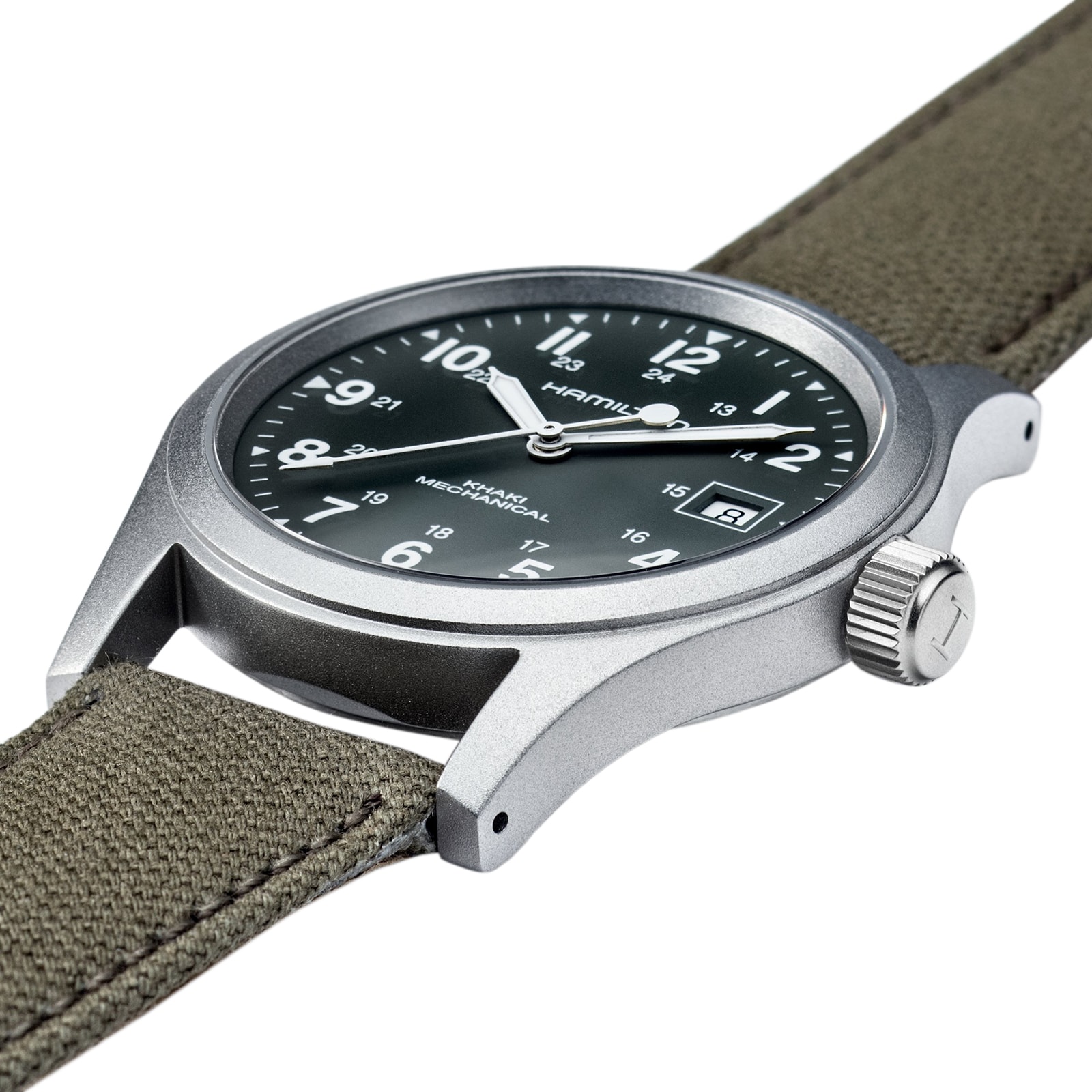 Hamilton Khaki Field H69439363 | 38mm Stainless Steel Mechanical Watch - Image 3