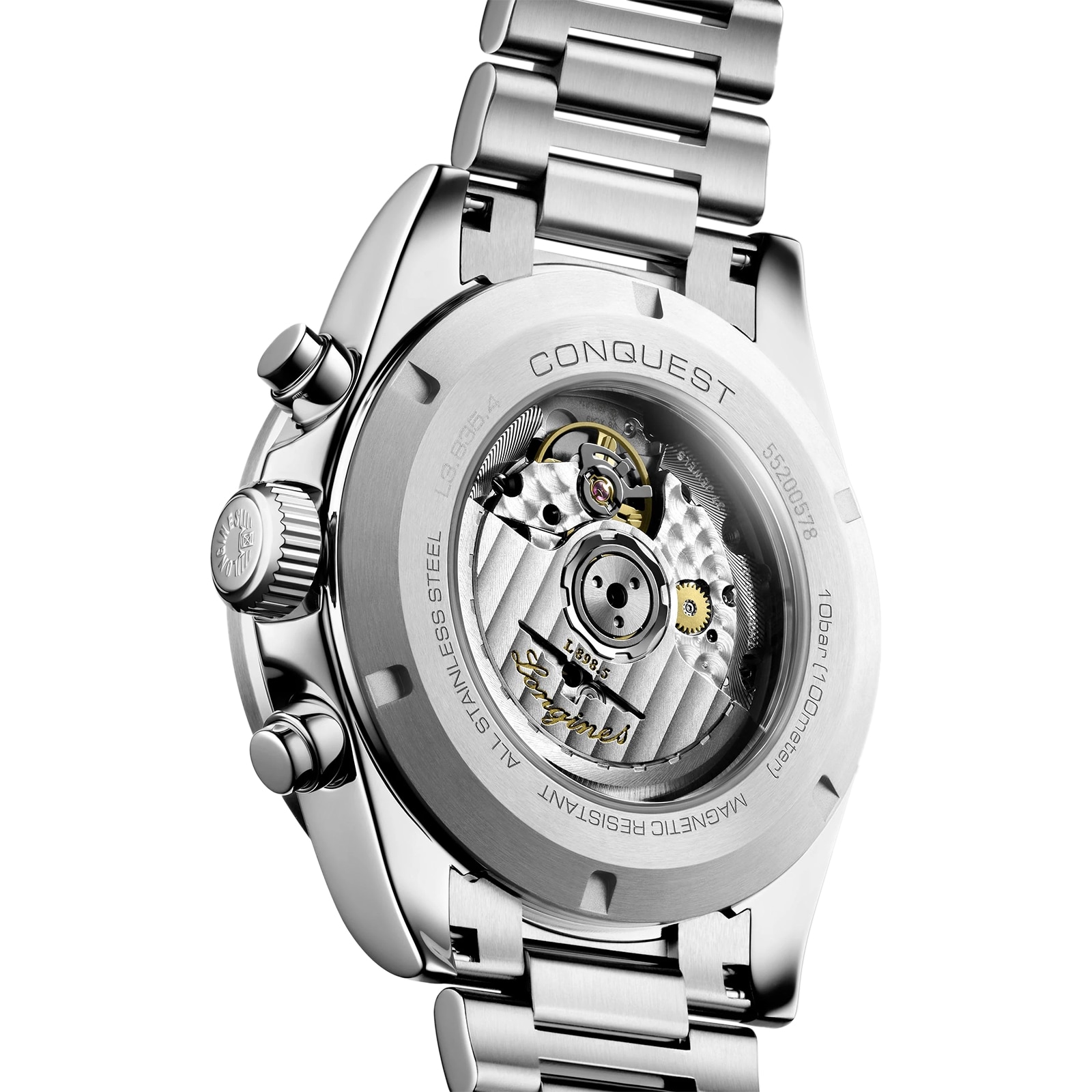 Longines Conquest L38354526 Automatic - 42mm Black Dial - Steel & Ceramic - Image 3