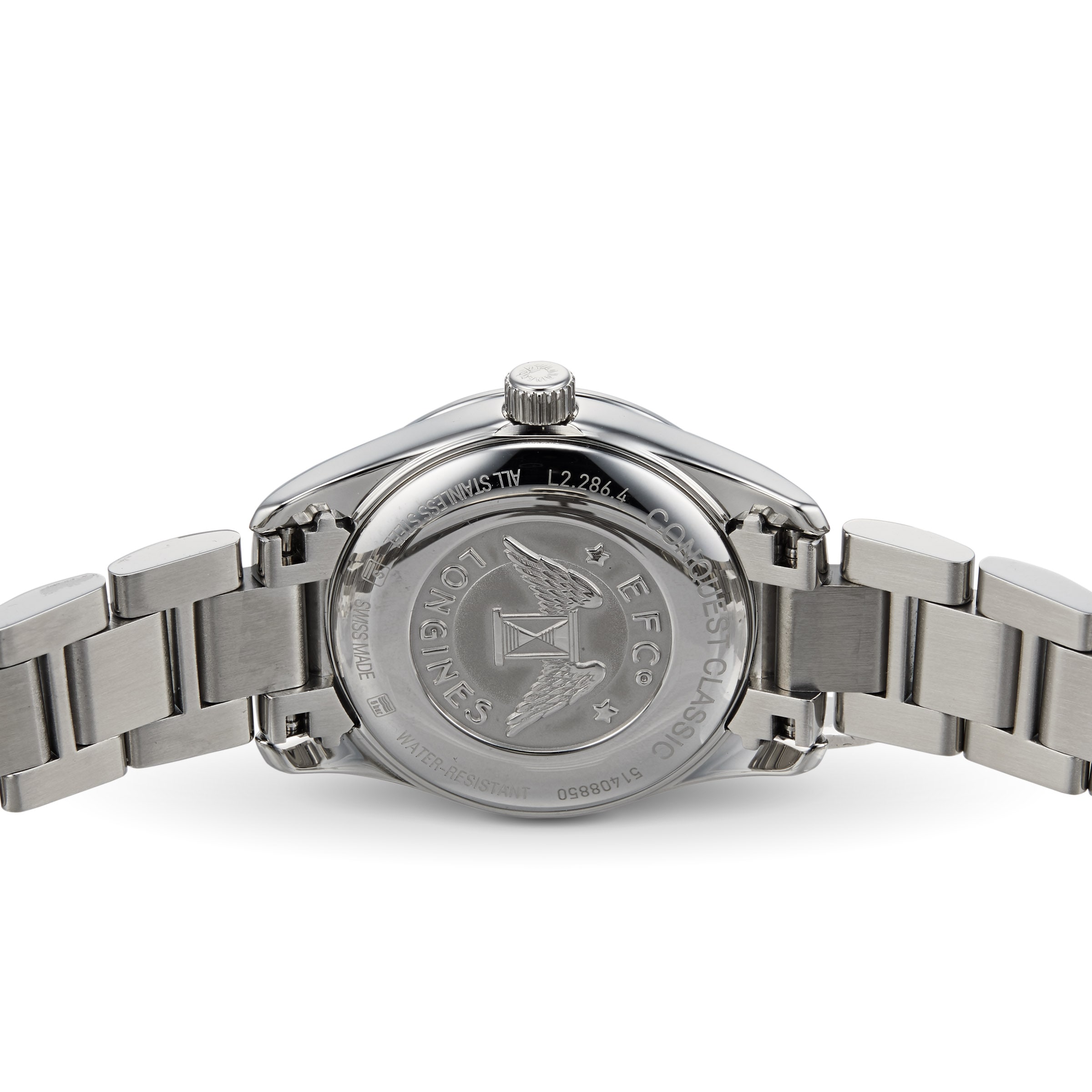 Longines Conquest L22864926 | 29.5mm Blue Dial | Stainless Steel Quartz Watch - Image 4