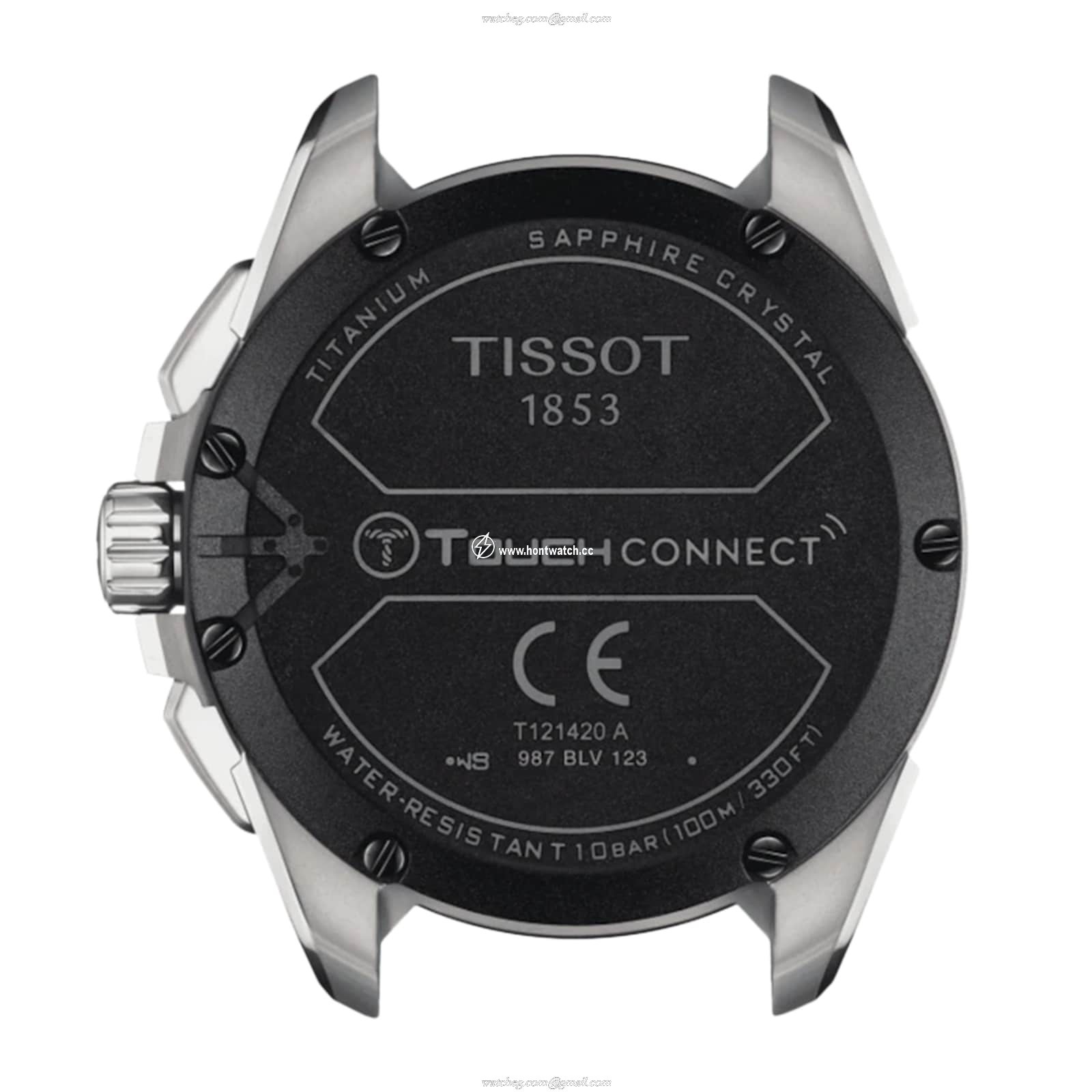 Tissot T-Touch Connect Solar Titanium Watch - 47.5mm Black Dial | Solar Powered - Image 2