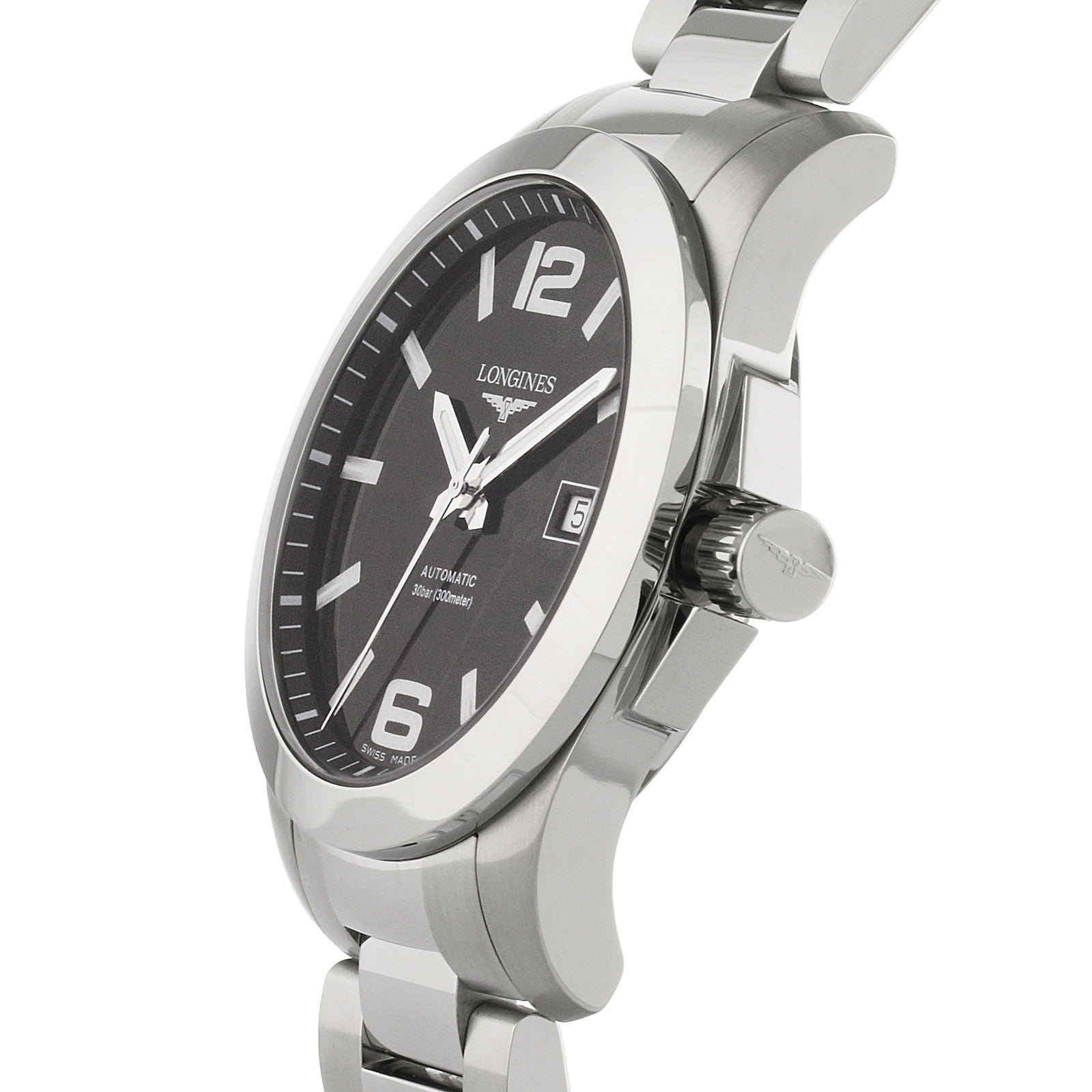 Longines Conquest L37774586 Automatic Watch - 41mm Black Dial - Stainless Steel - Image 3