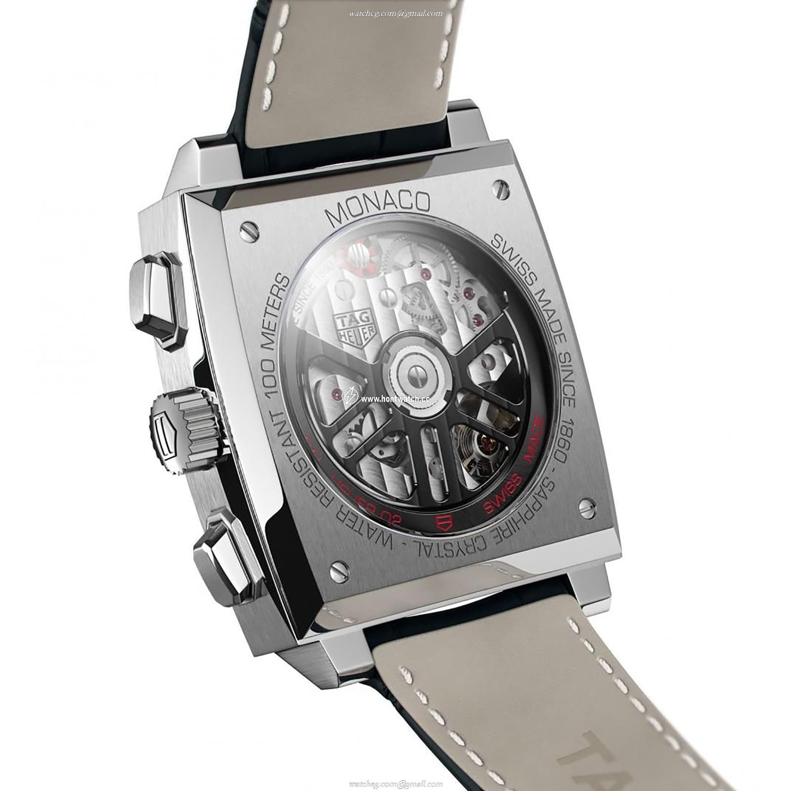 TAG Heuer Monaco CBL2111.FC6453 - Automatic Watch - Blue Dial - 39mm Steel - Image 2