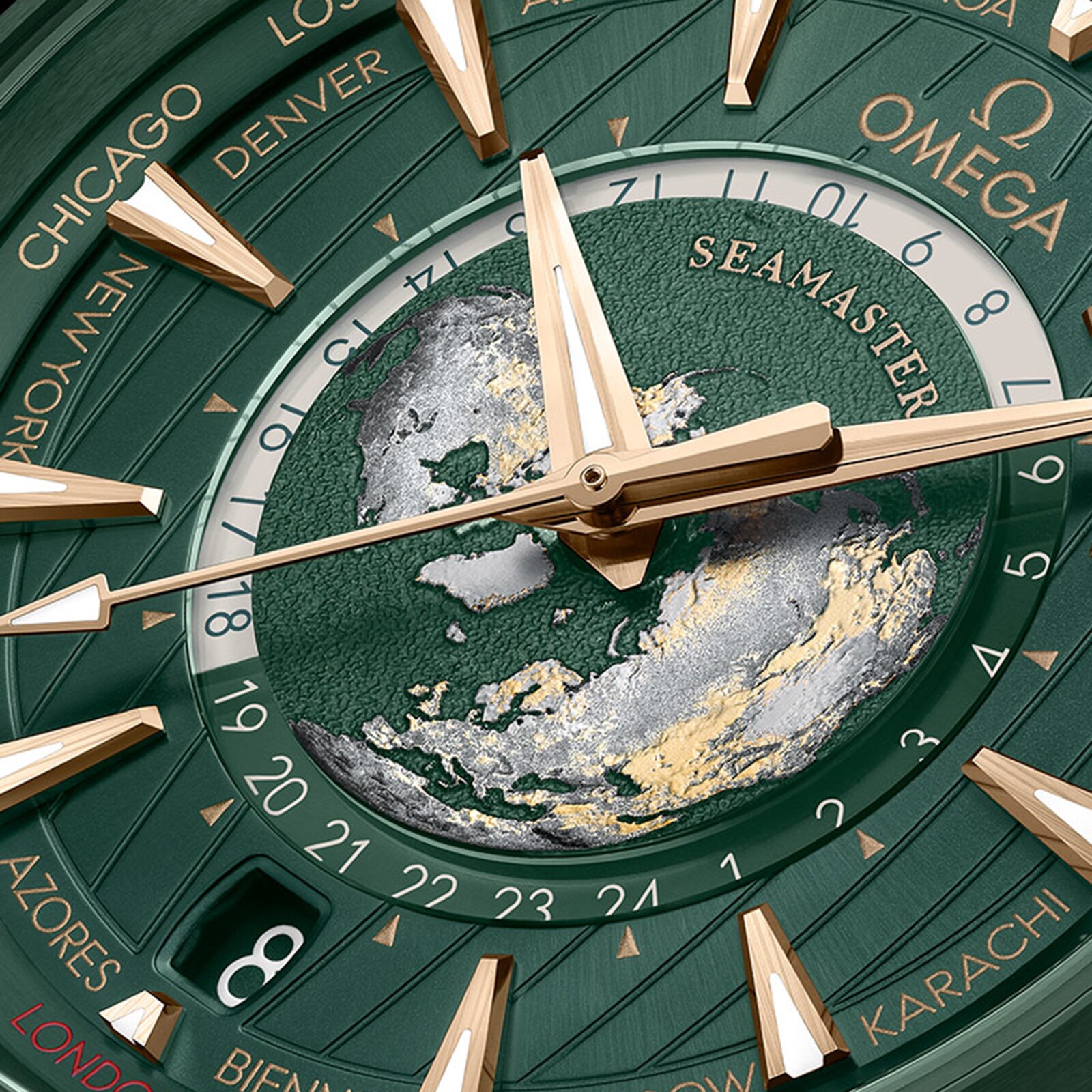 Omega Seamaster Aqua Terra 43mm Automatic Green Dial Stainless Steel Watch - Image 3