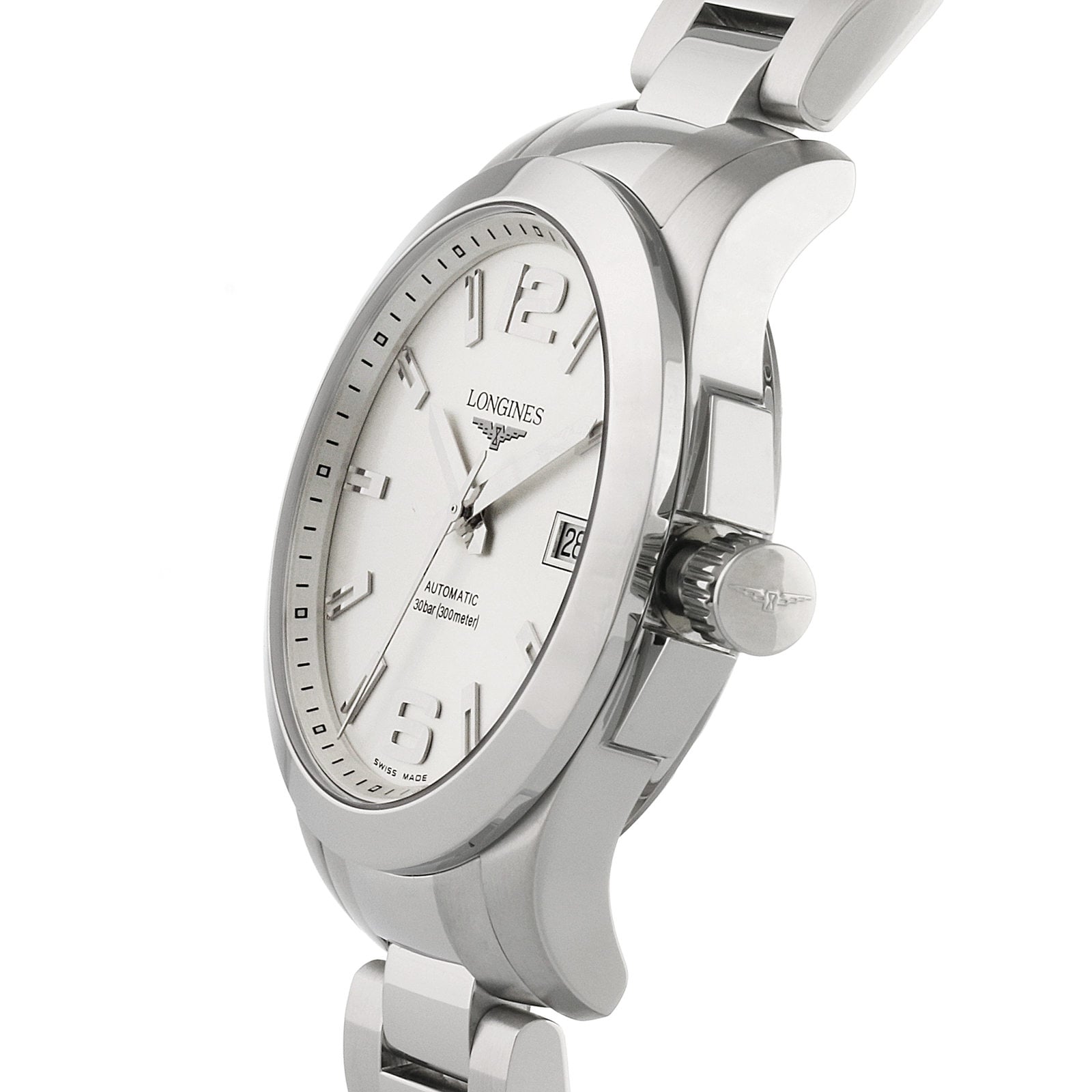 Longines Conquest L37764766 Automatic Watch - 39mm Silver Dial - Stainless Steel - Image 3