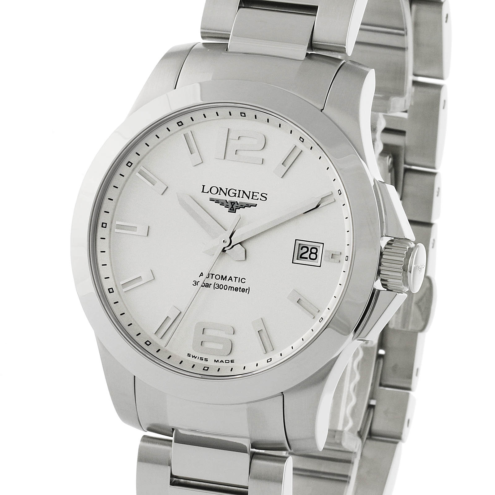 Longines Conquest L37764766 Automatic Watch - 39mm Silver Dial - Stainless Steel - Image 4