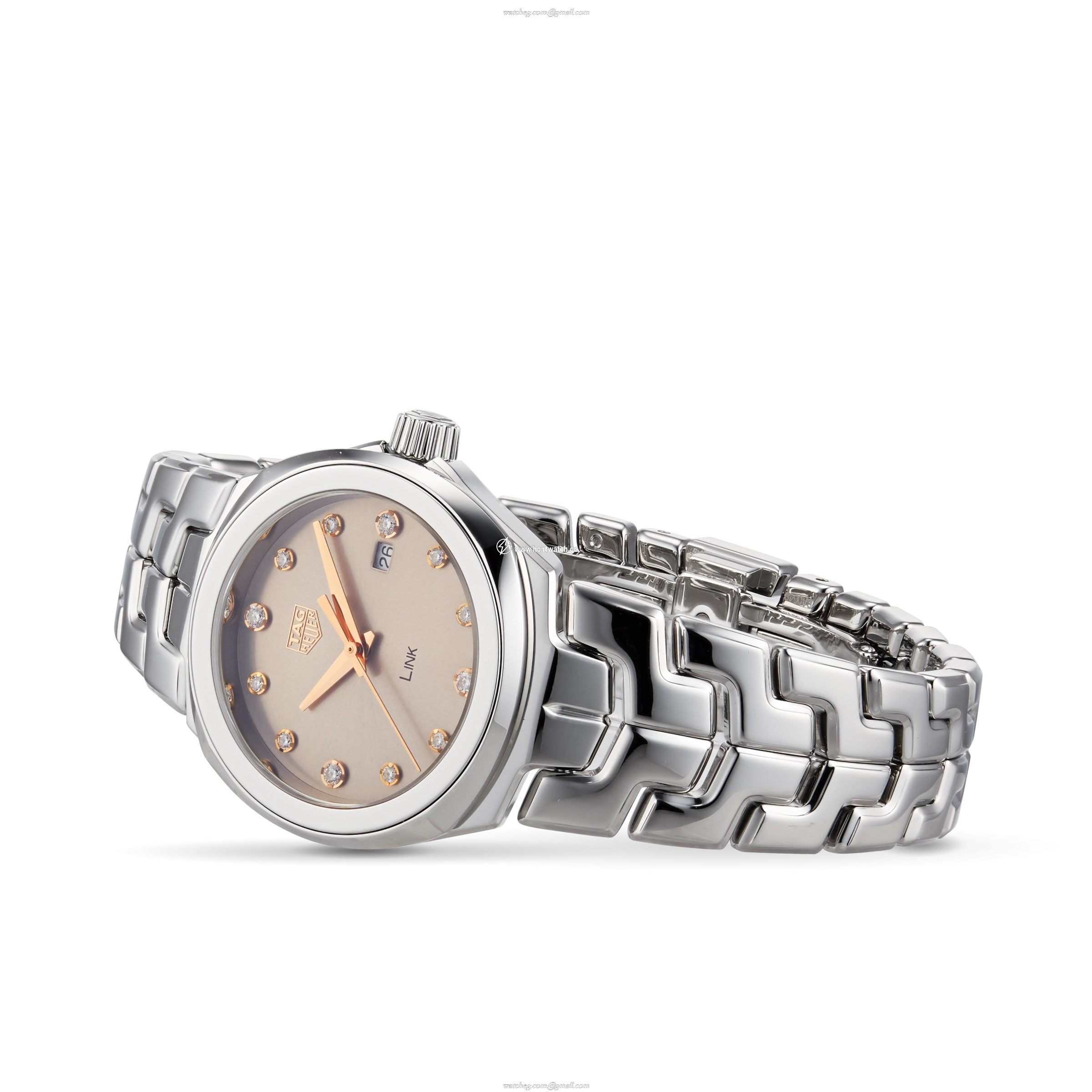 TAG Heuer Link WBC131E.BA0649 | 32mm Stainless Steel Quartz Watch - Brown Dial - Image 2