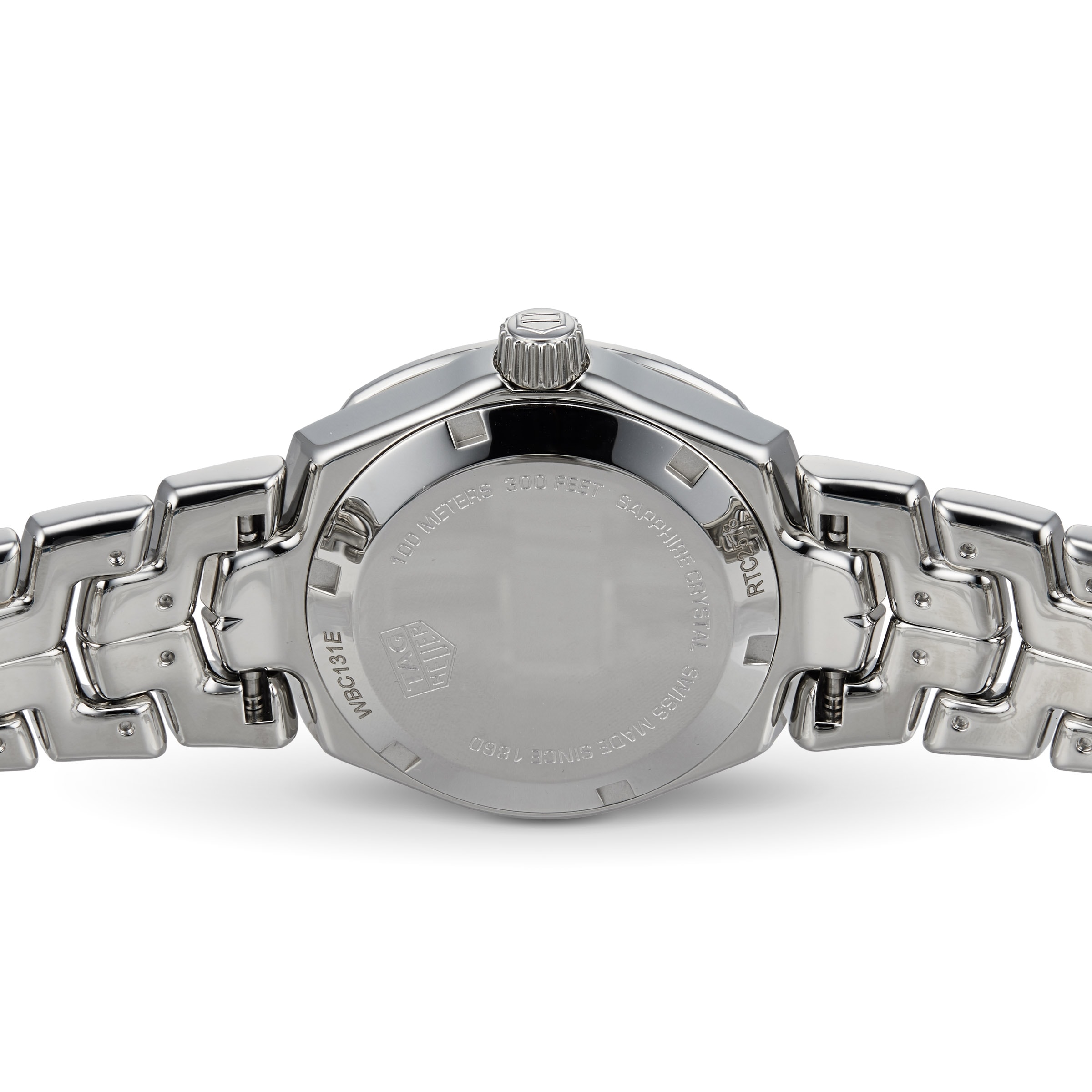 TAG Heuer Link WBC131E.BA0649 | 32mm Stainless Steel Quartz Watch - Brown Dial - Image 4