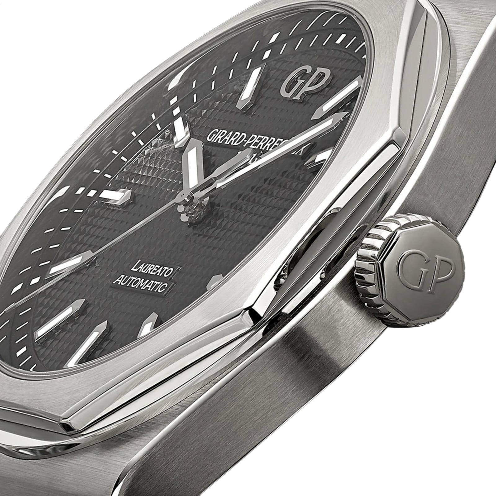 Girard-Perregaux Laureato 42mm Automatic Black Dial Stainless Steel Watch - Image 3