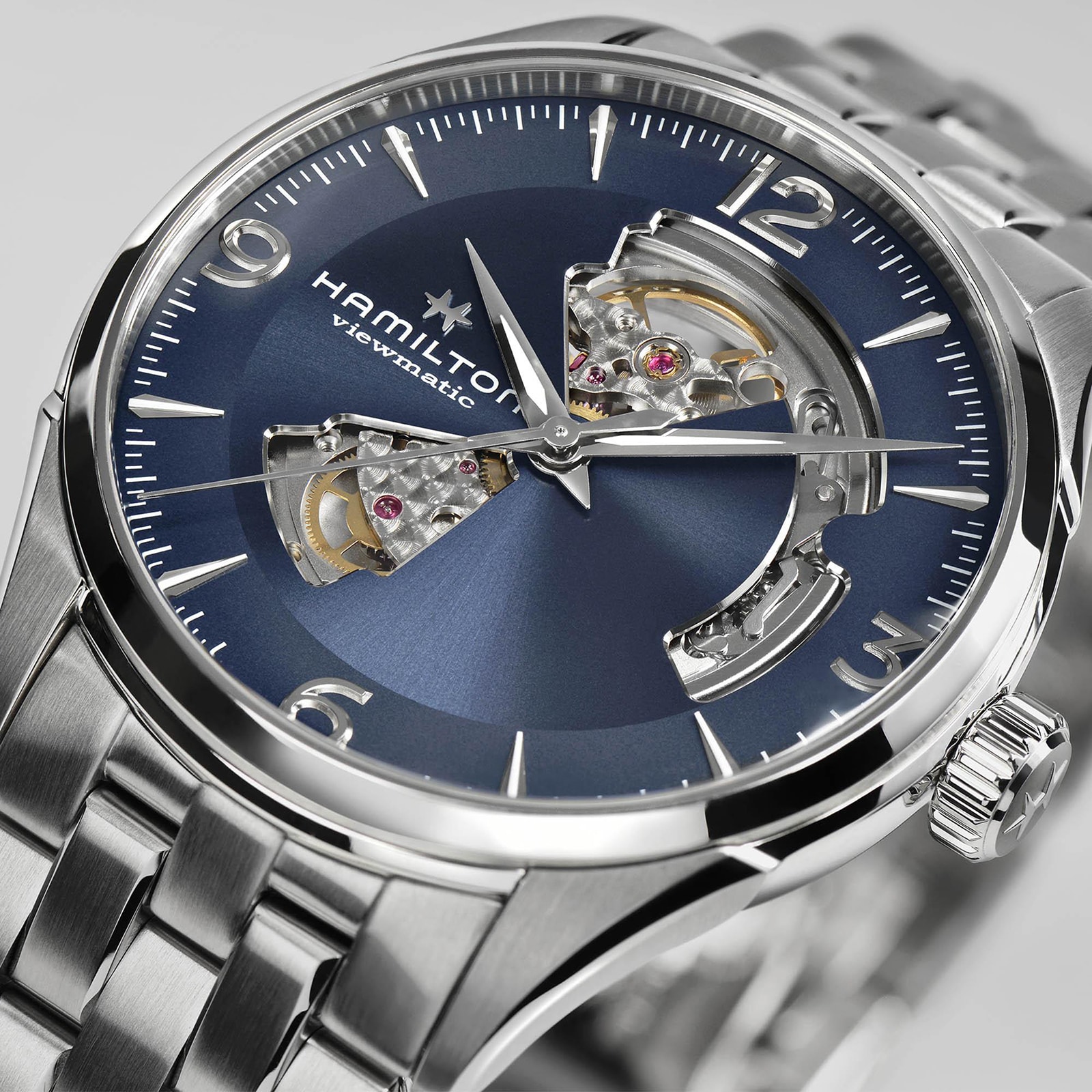 Hamilton Jazzmaster H32705141 Automatic Blue Dial - 42mm Stainless Steel - Image 3