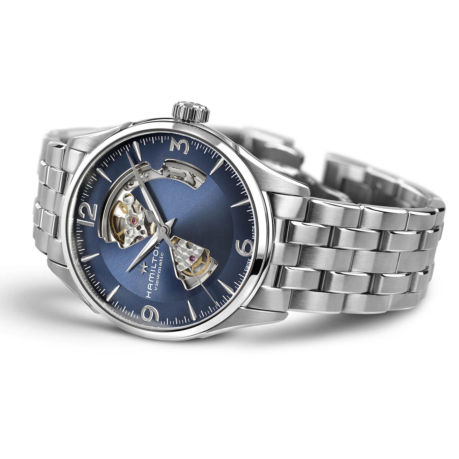 Hamilton Jazzmaster H32705141 Automatic Blue Dial - 42mm Stainless Steel - Image 4