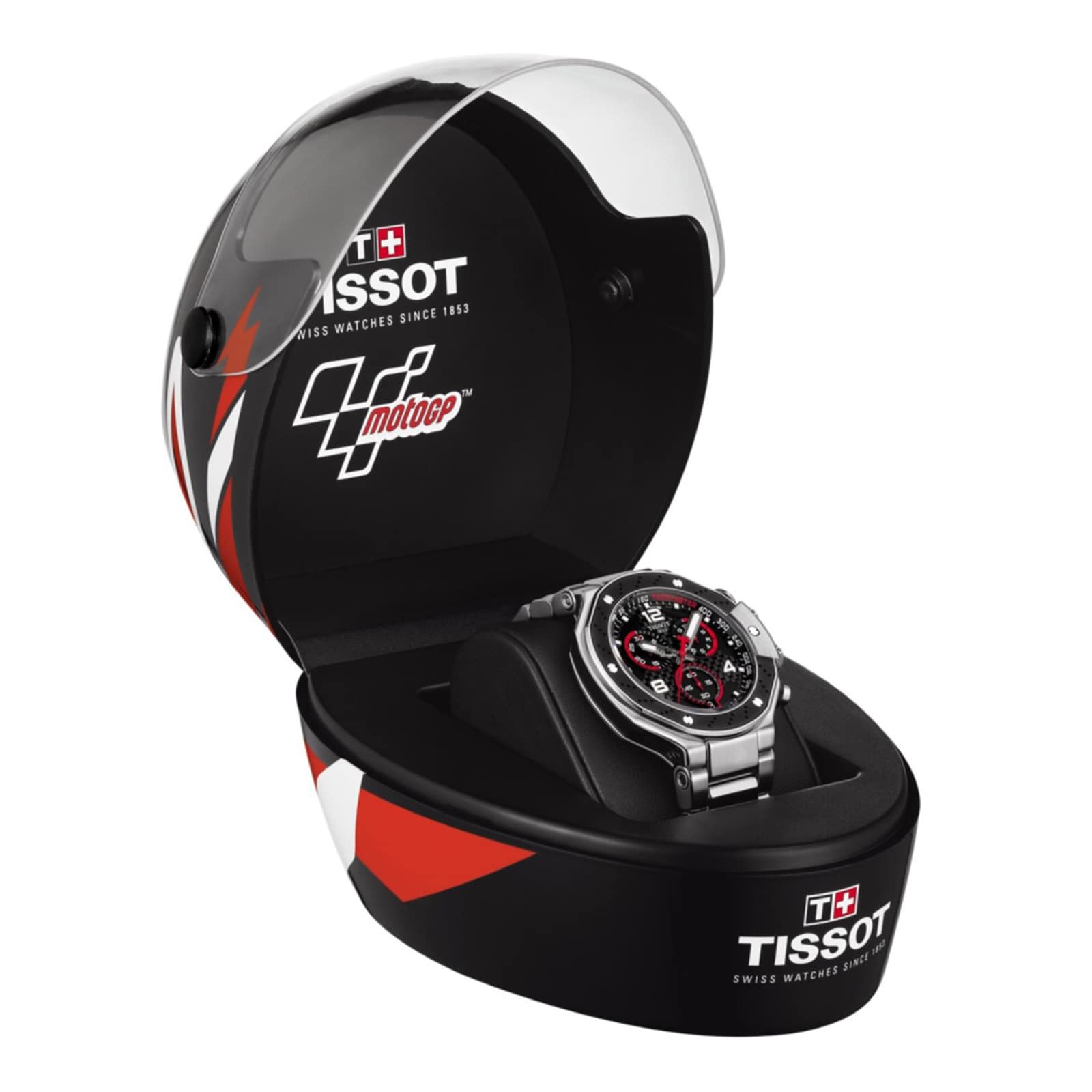Tissot T-Race Chronograph - 45mm Black Dial Quartz Watch - Stainless Steel - Image 4
