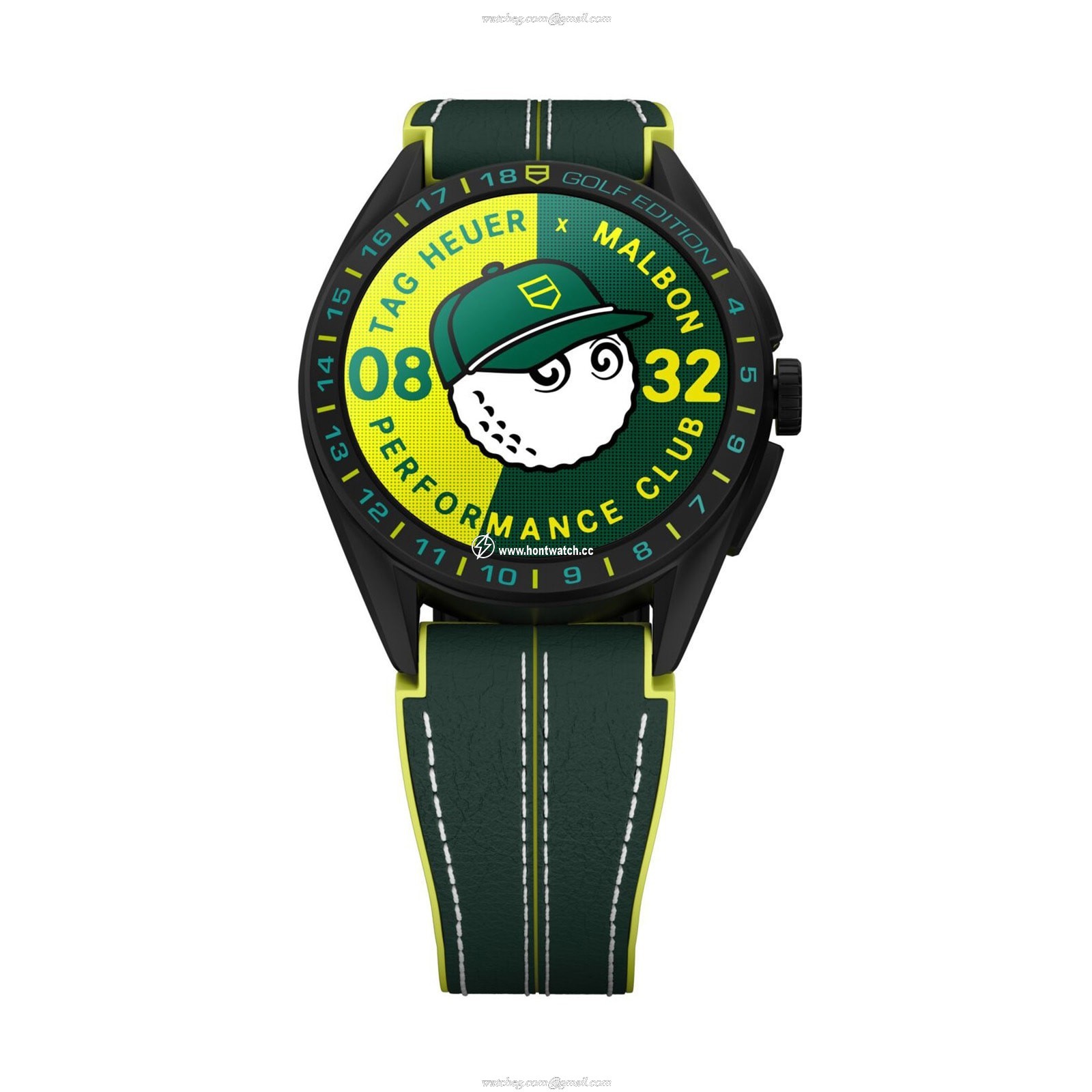 TAG Heuer Connected Smartwatch - 45mm Titanium & PVD Black - Digital Display - Image 2