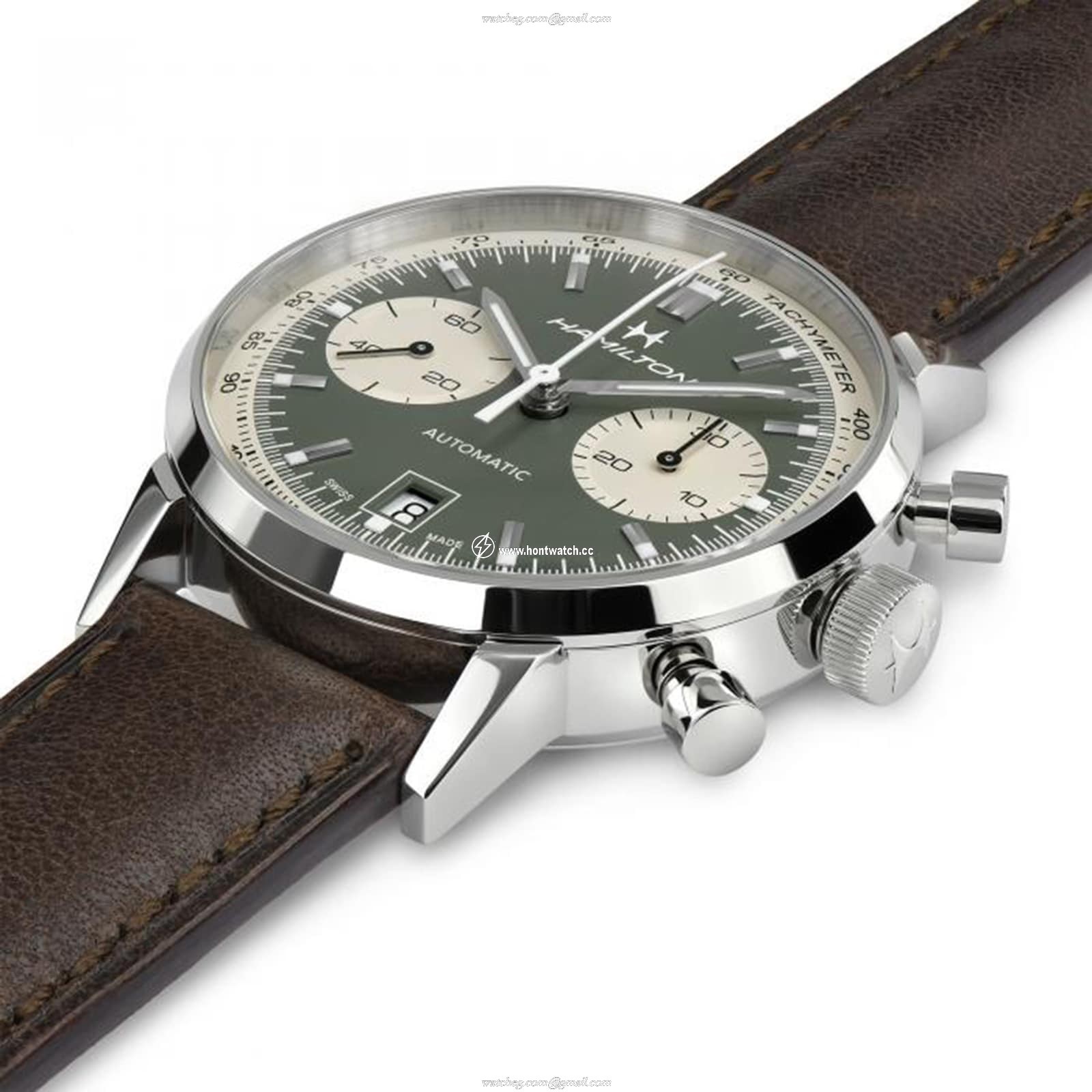 Hamilton American Classic H38416560 Automatic Green Dial - 40mm Stainless Steel - Image 2