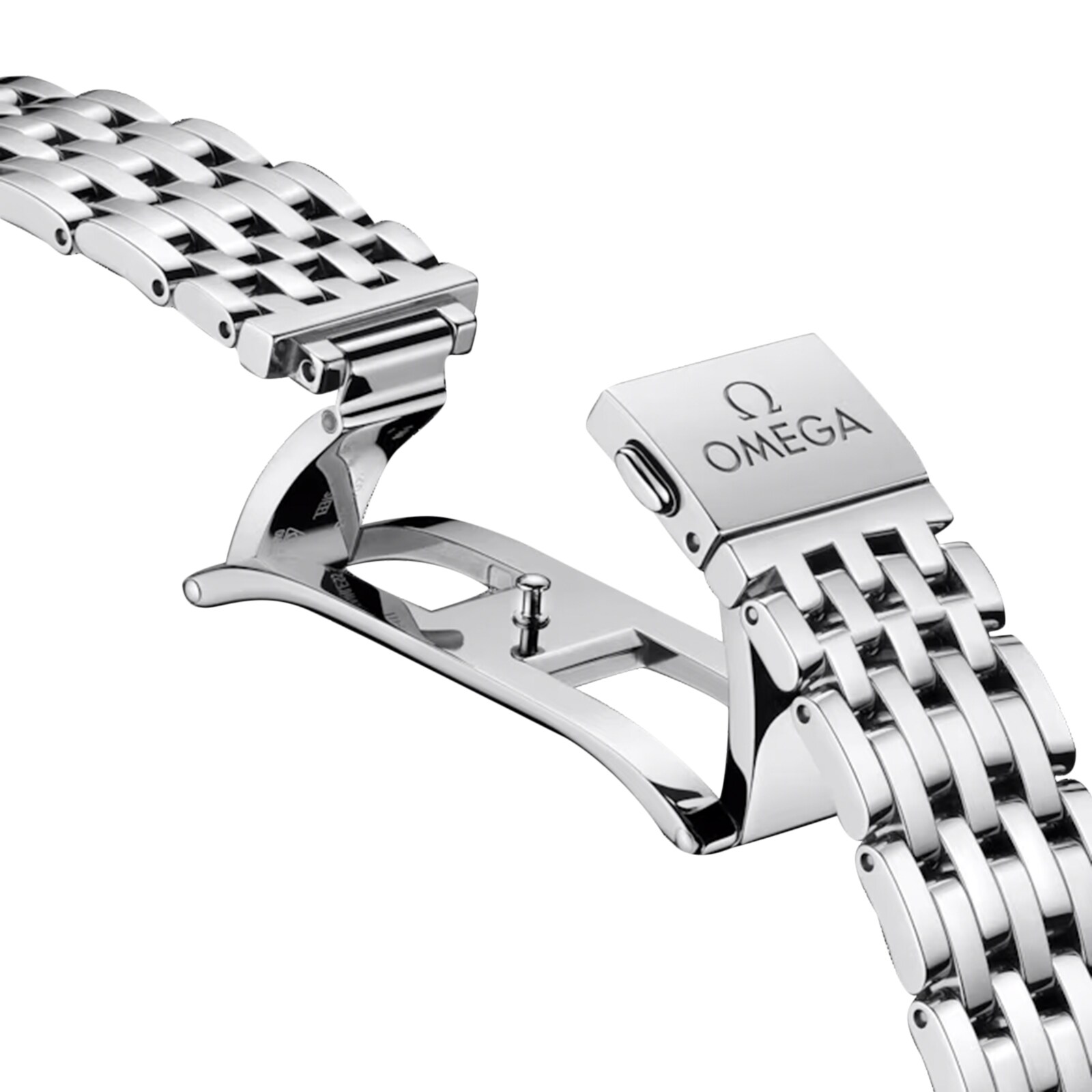 Omega De Ville Prestige Automatic - 41mm Stainless Steel Red Dial Replica Watch - Image 4
