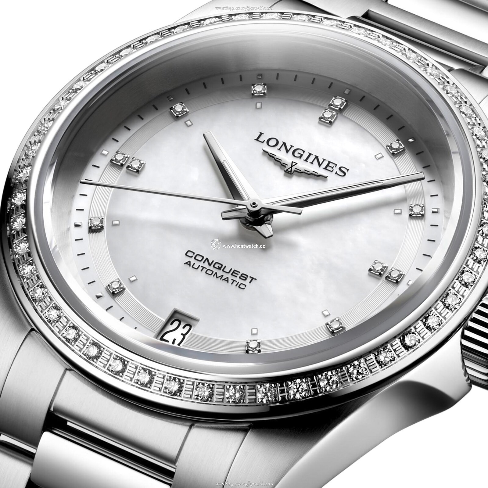 Longines Conquest L34300876 | 34mm Automatic Watch | Mother of Pearl Dial - Image 2