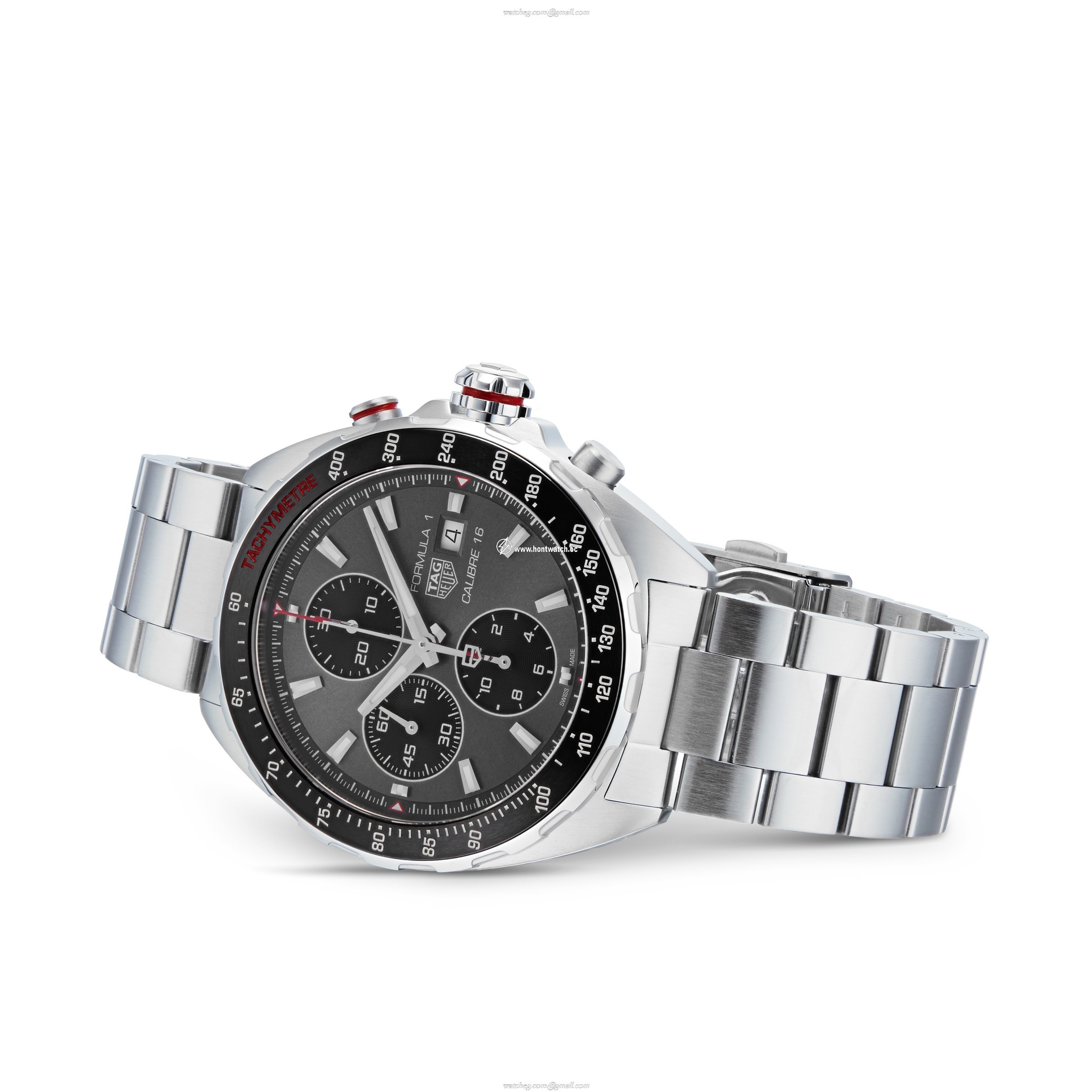 TAG Heuer Formula 1 Automatic Grey Dial Watch - 44mm Stainless Steel - Image 2