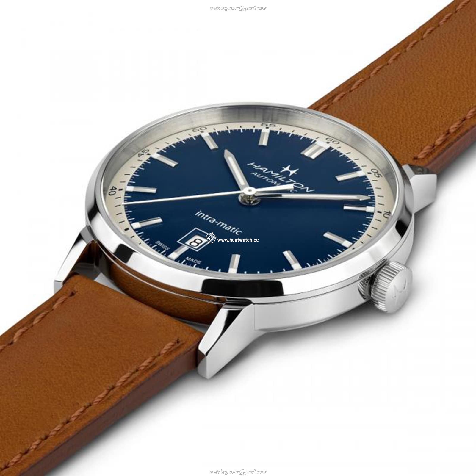 Hamilton American Classic H38425540 Automatic Blue Dial - 40mm Stainless Steel Watch - Image 2