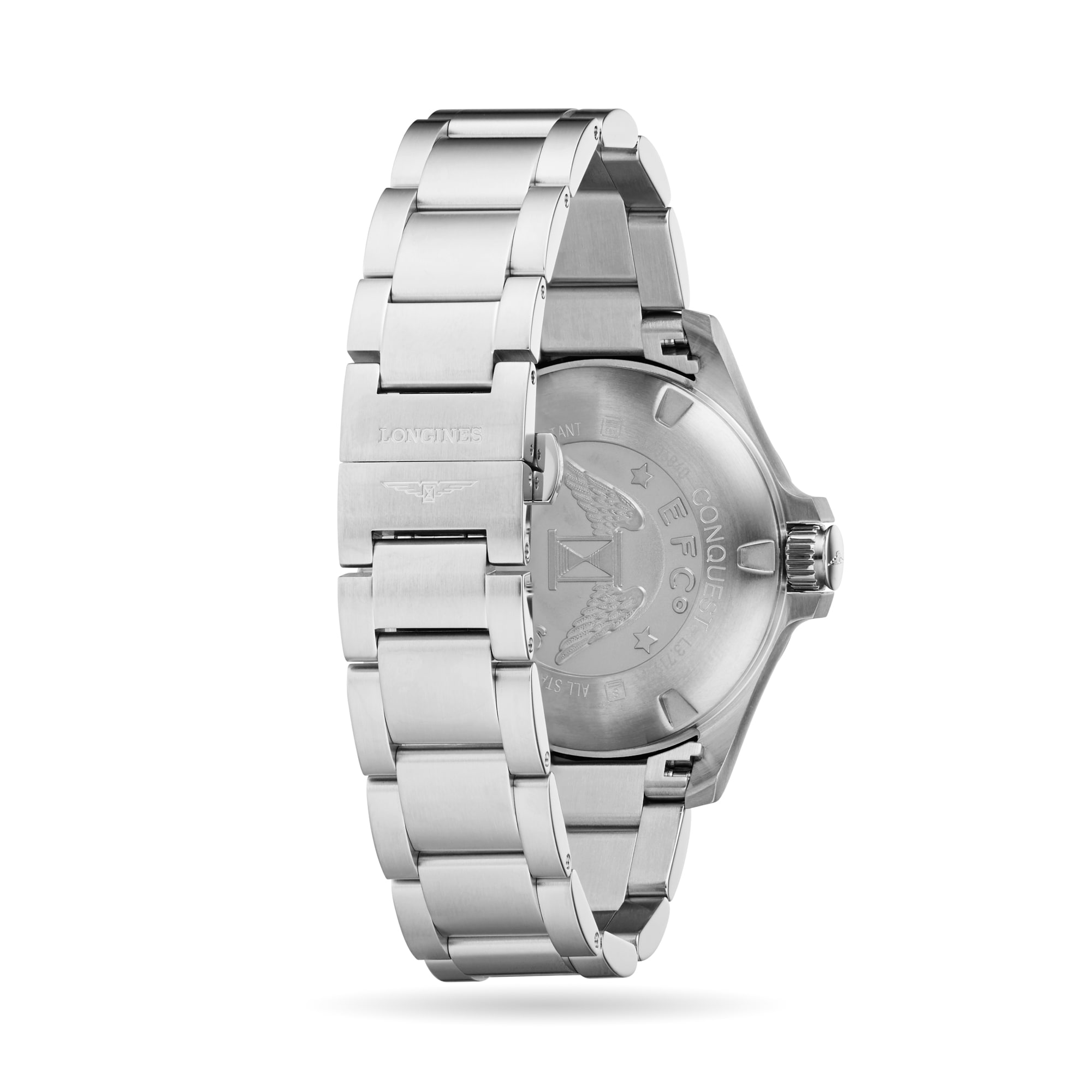 Longines Conquest L37194566 | 41mm Stainless Steel | Quartz Black Dial - Image 3