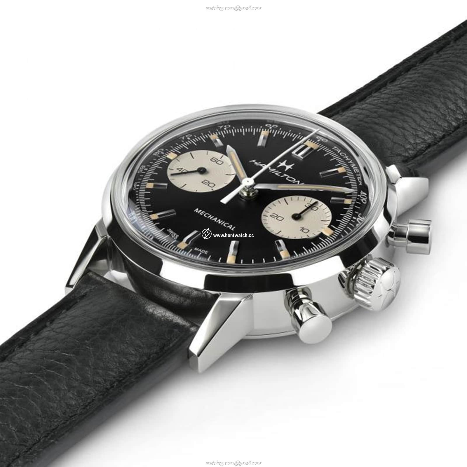 Hamilton American Classic H38429730 | 40mm Black Dial | Mechanical Chronograph - Image 2