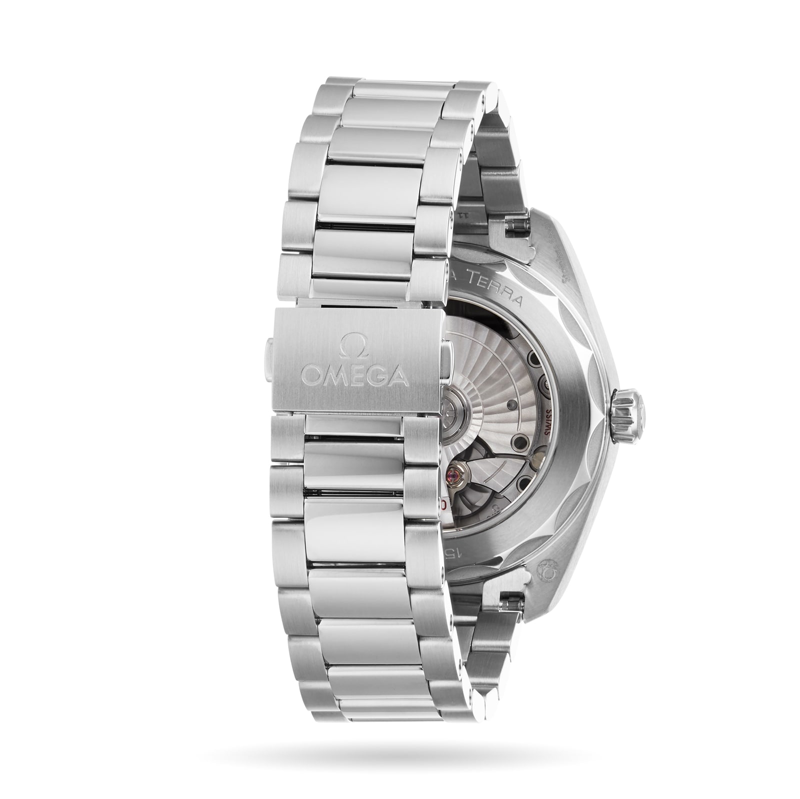 Omega Seamaster Aqua Terra 38mm Automatic White Dial Diamond Watch - Image 4