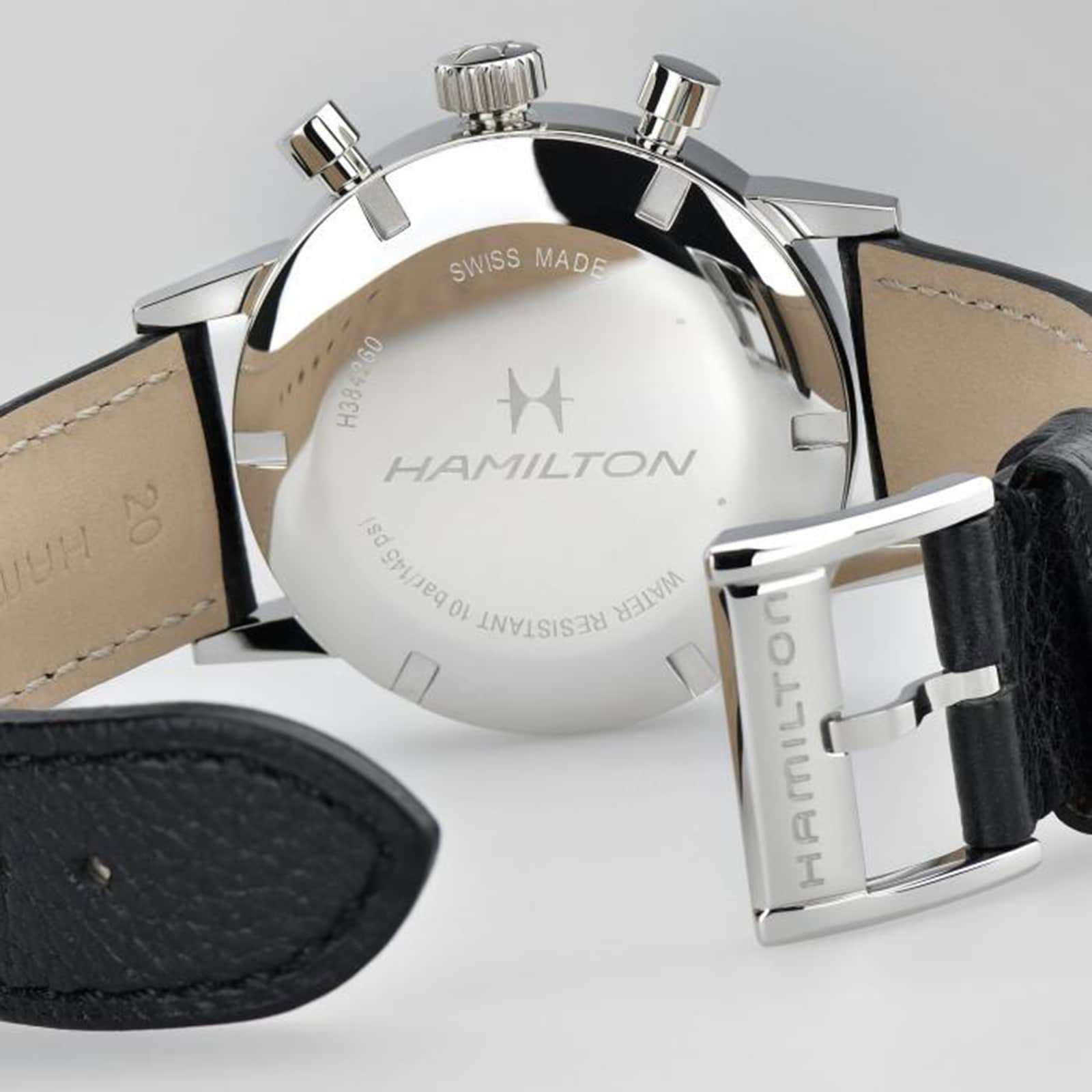 Hamilton American Classic H38429730 | 40mm Black Dial | Mechanical Chronograph - Image 4