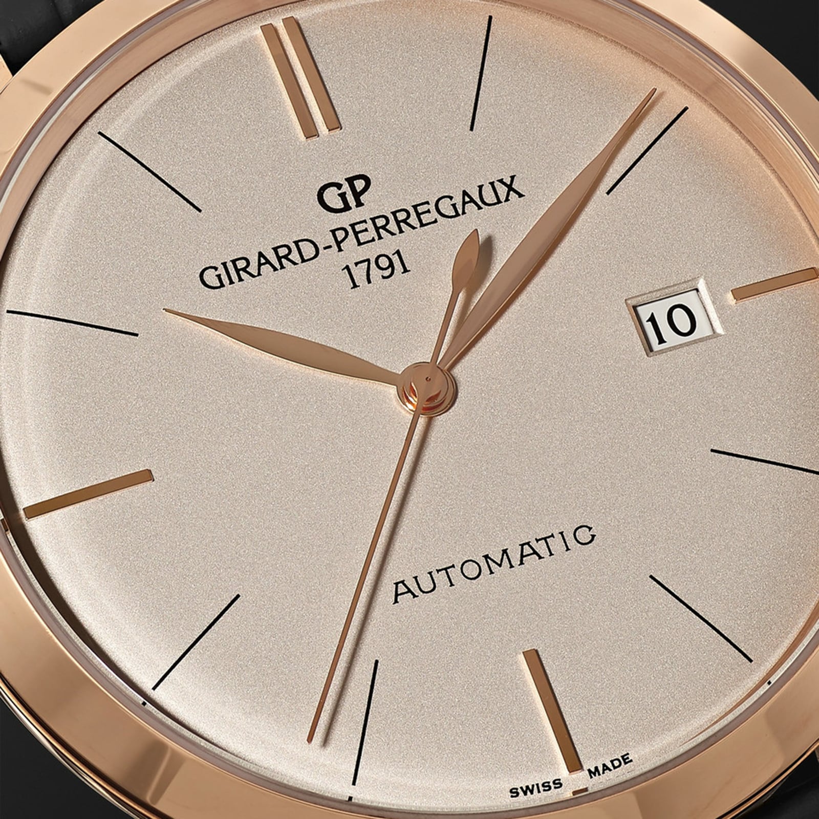 Girard-Perregaux 1966 Rose Gold Automatic Watch - 40mm Silver Dial - Image 3