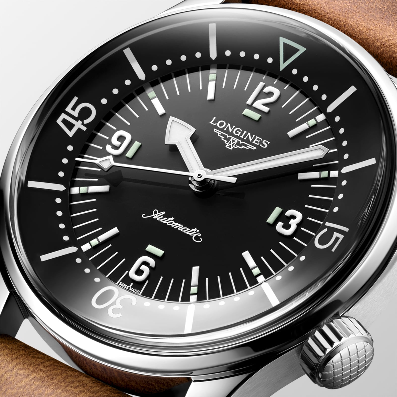 Longines Legend Diver L37644500 | 39mm Automatic Black Dial - Stainless Steel - Image 4