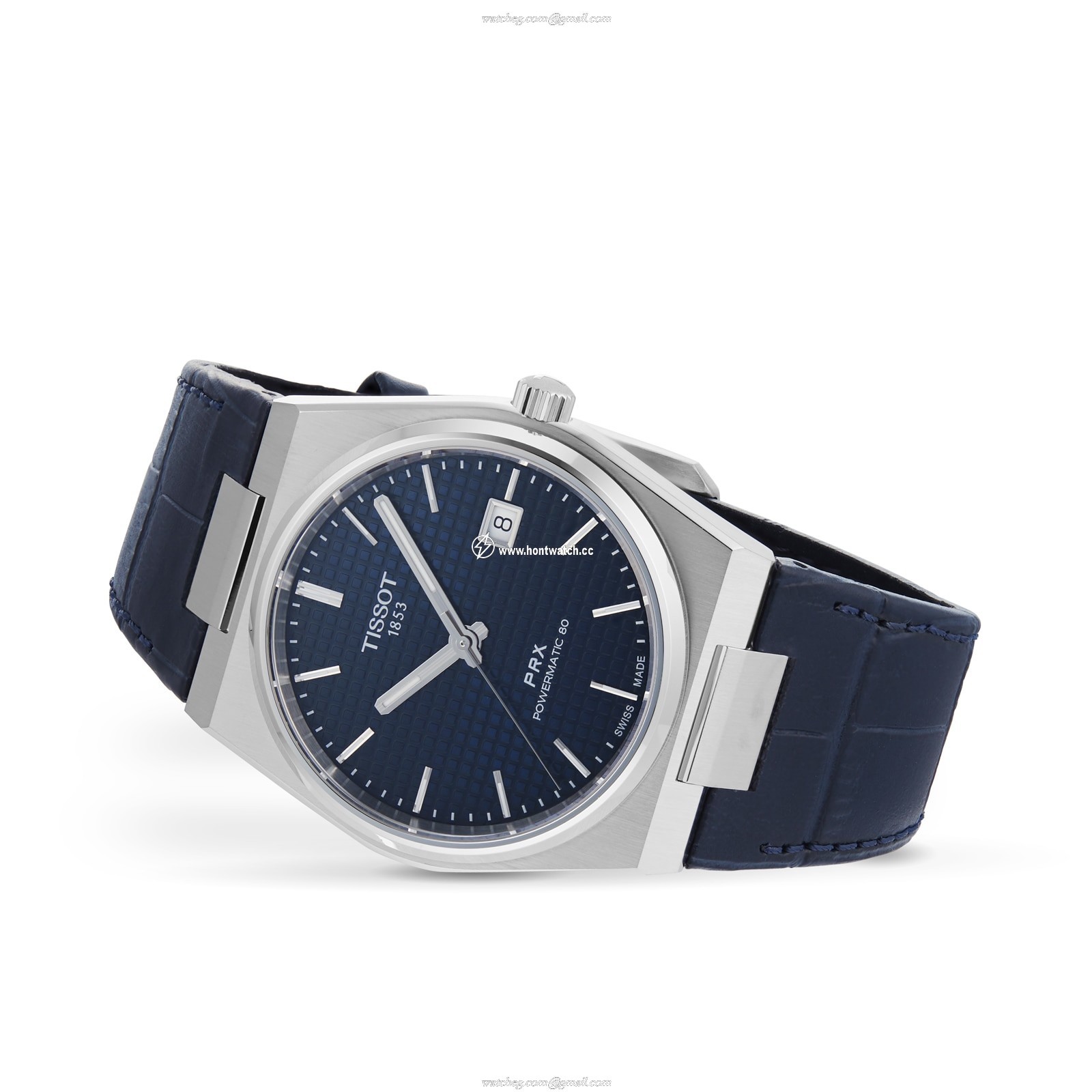 Tissot PRX Automatic Blue Watch - 40mm Stainless Steel - 100M Water Resistant - Image 2