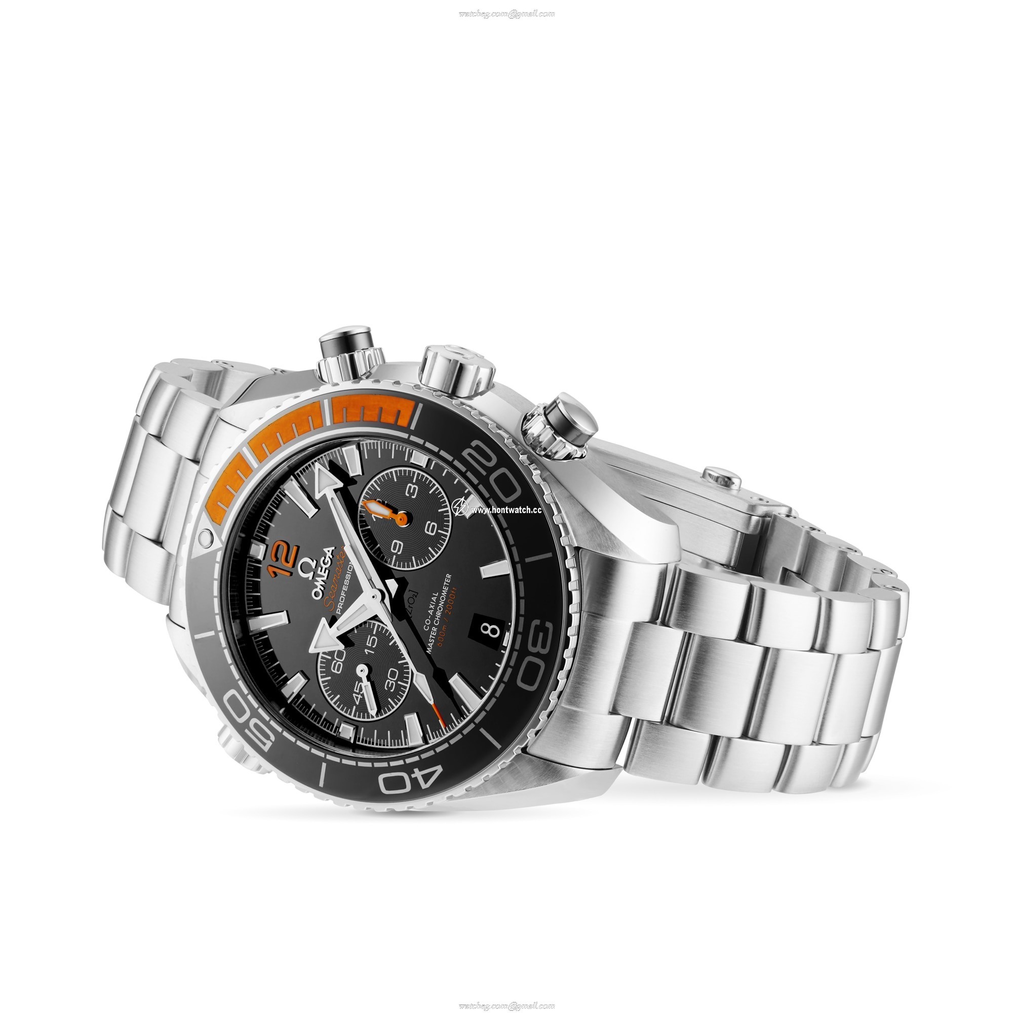Omega Seamaster Planet Ocean 45mm Automatic Black Dial - Stainless Steel - Image 2