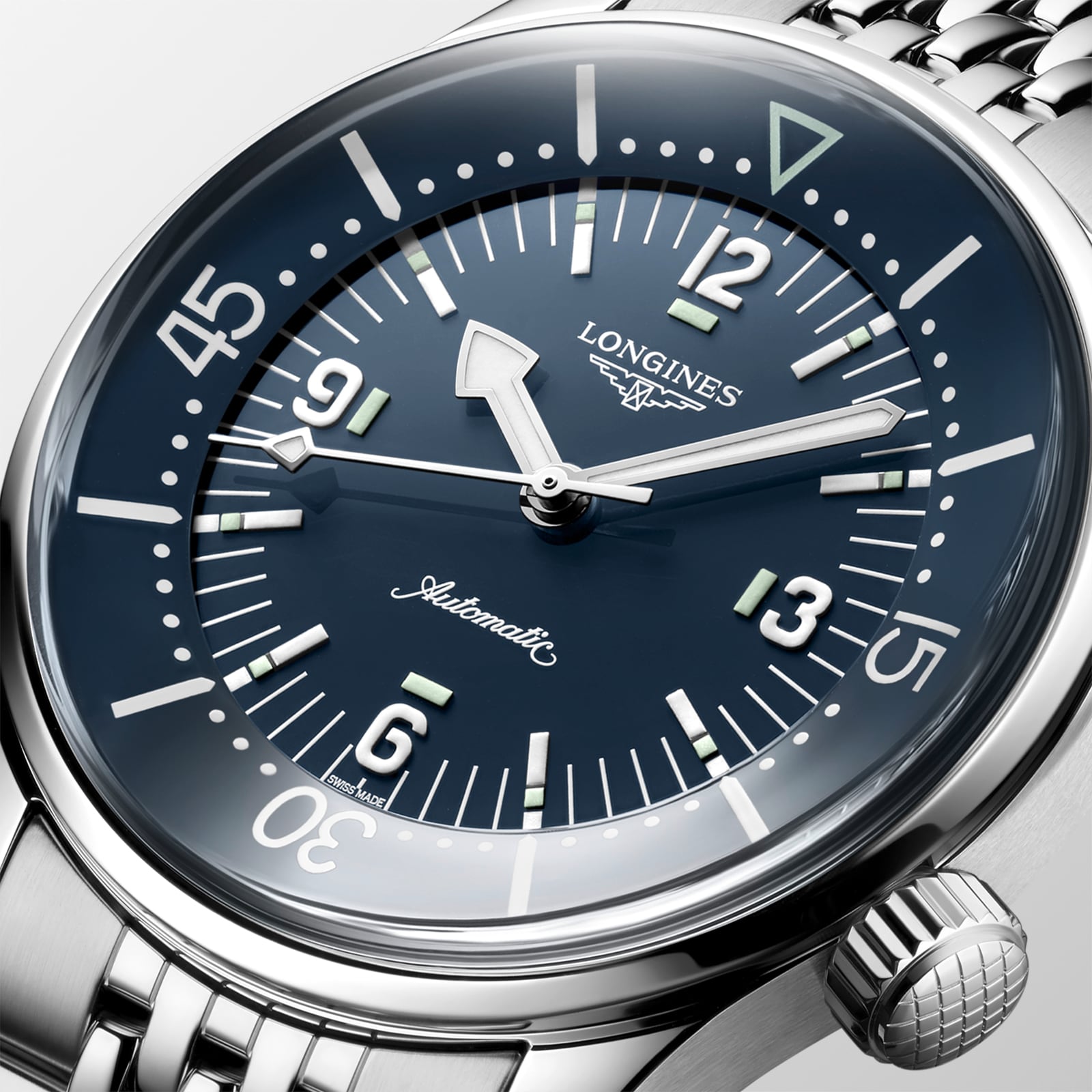 Longines Legend Diver L37644906 | 39mm Automatic Blue Dial | Stainless Steel - Image 4