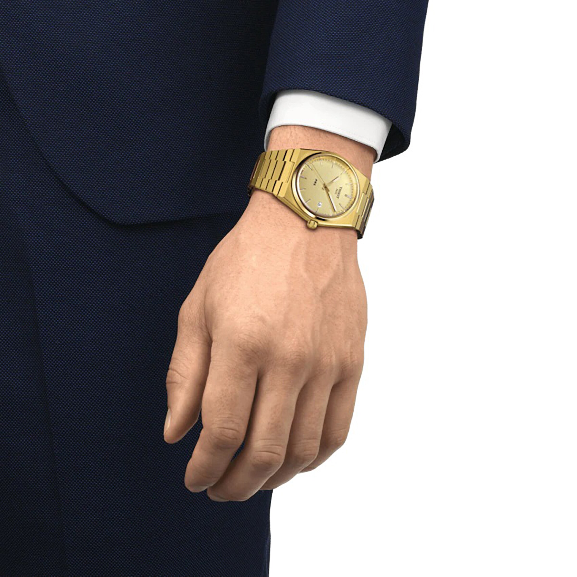 Tissot PRX T1374103302100 | 40mm Gold Dial | Quartz | 100M Water Resistant - Image 4