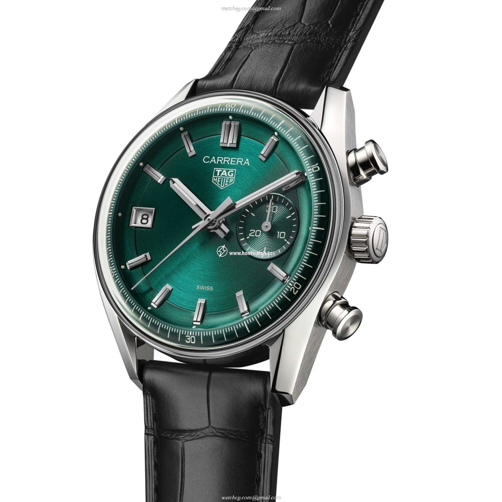TAG Heuer Carrera CBS2211.FC6545 - 39mm Automatic Green Dial - Stainless Steel - Image 2